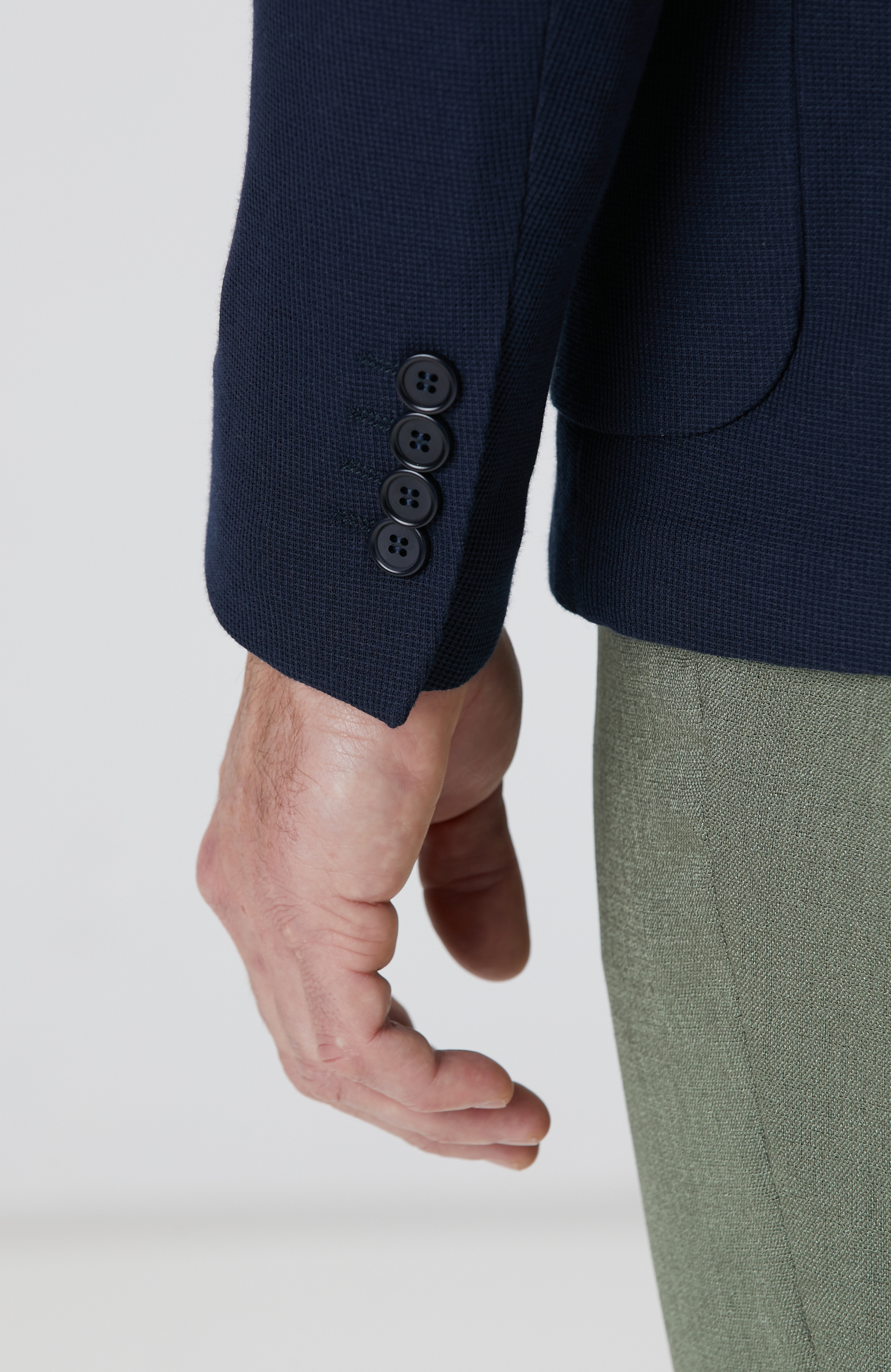 Lacivert Armürlü Ceket