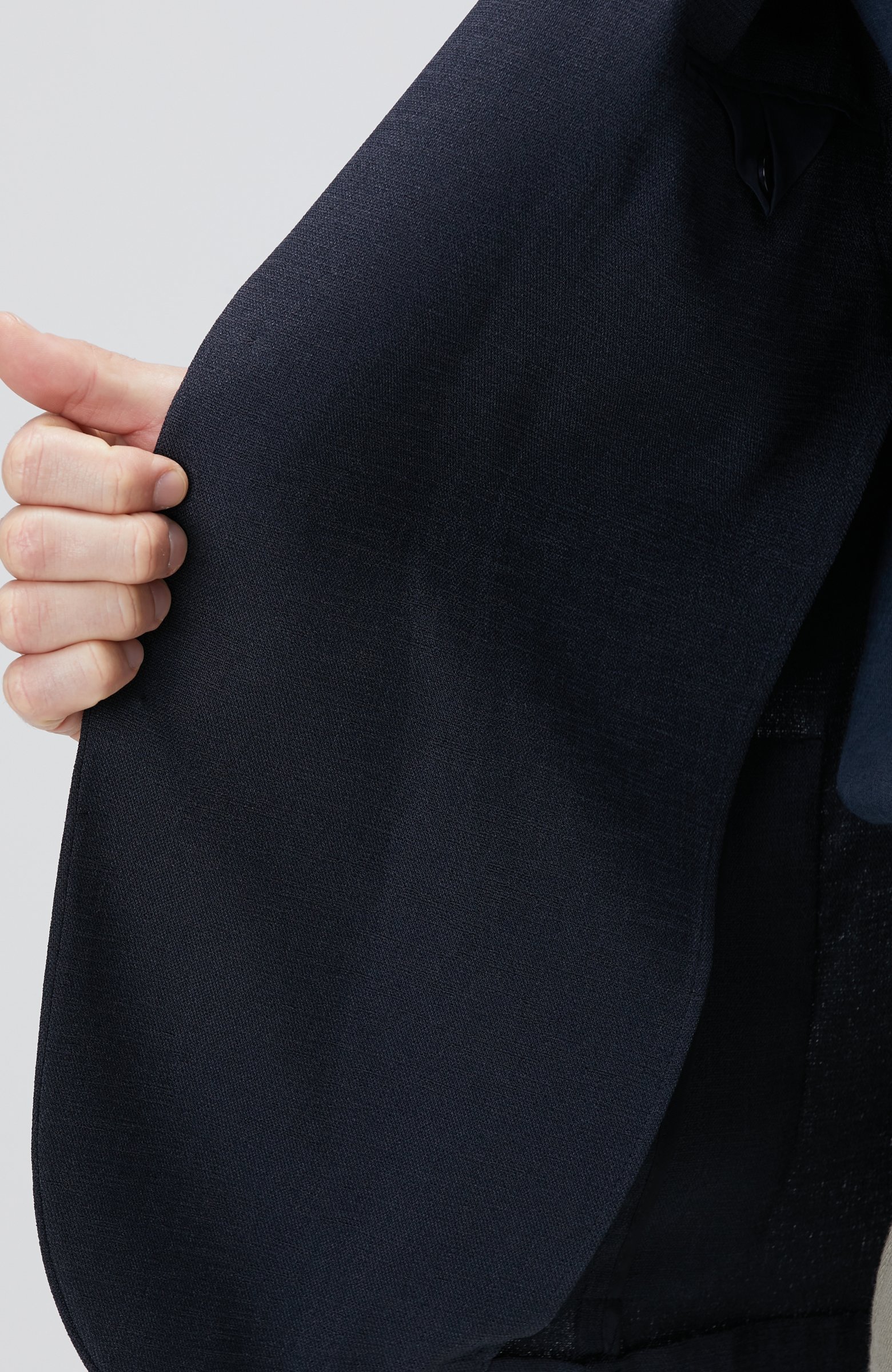 Lacivert Armürlü Ceket