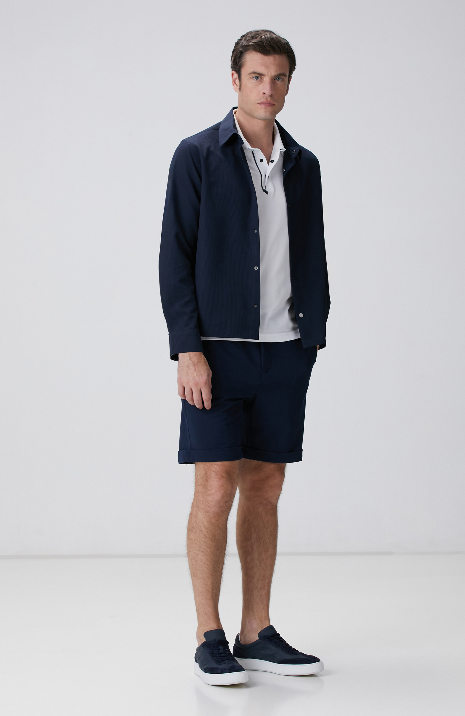 Lacivert Dış Gömlek