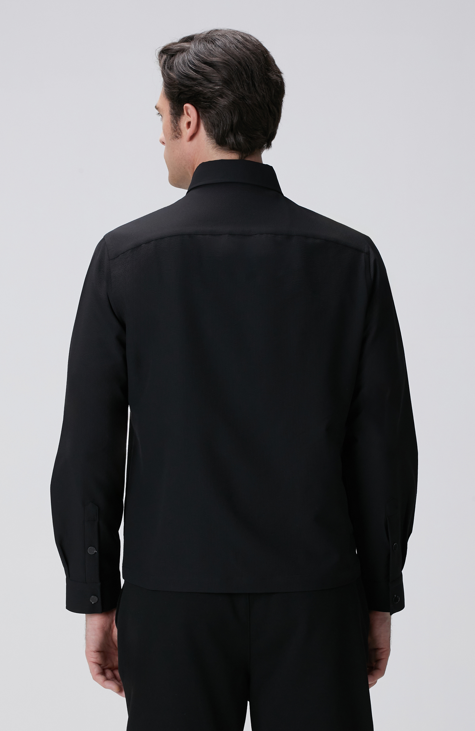 N-Tech Siyah Dış Gömlek