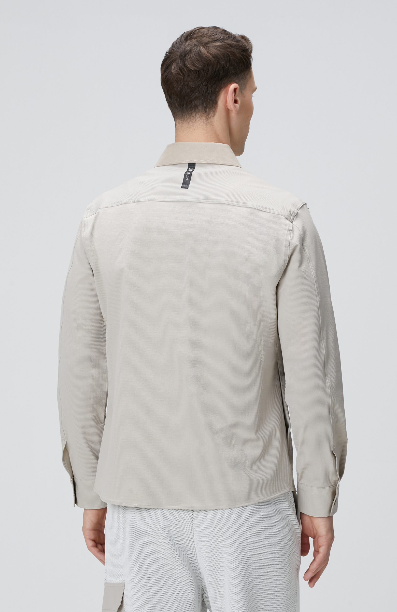 N-Tech Taş Süet Detaylı Dış Gömlek