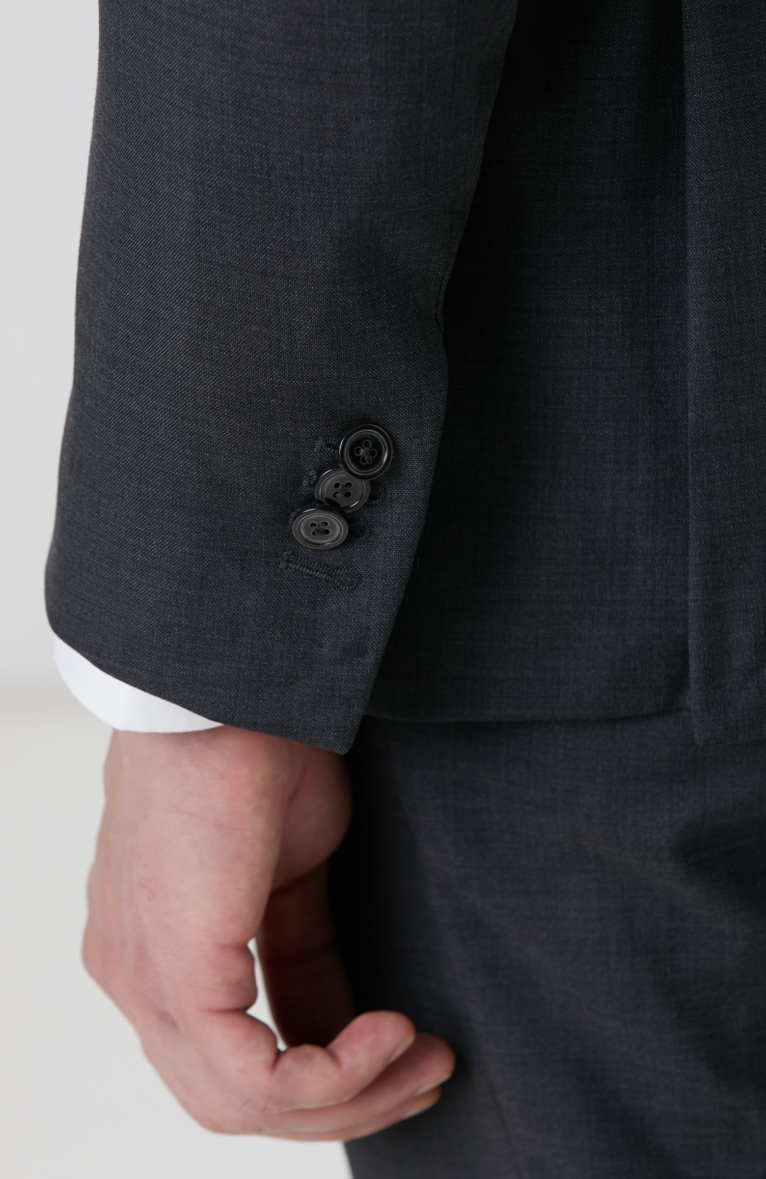 Antrasit Klasik Yün Takım Elbise