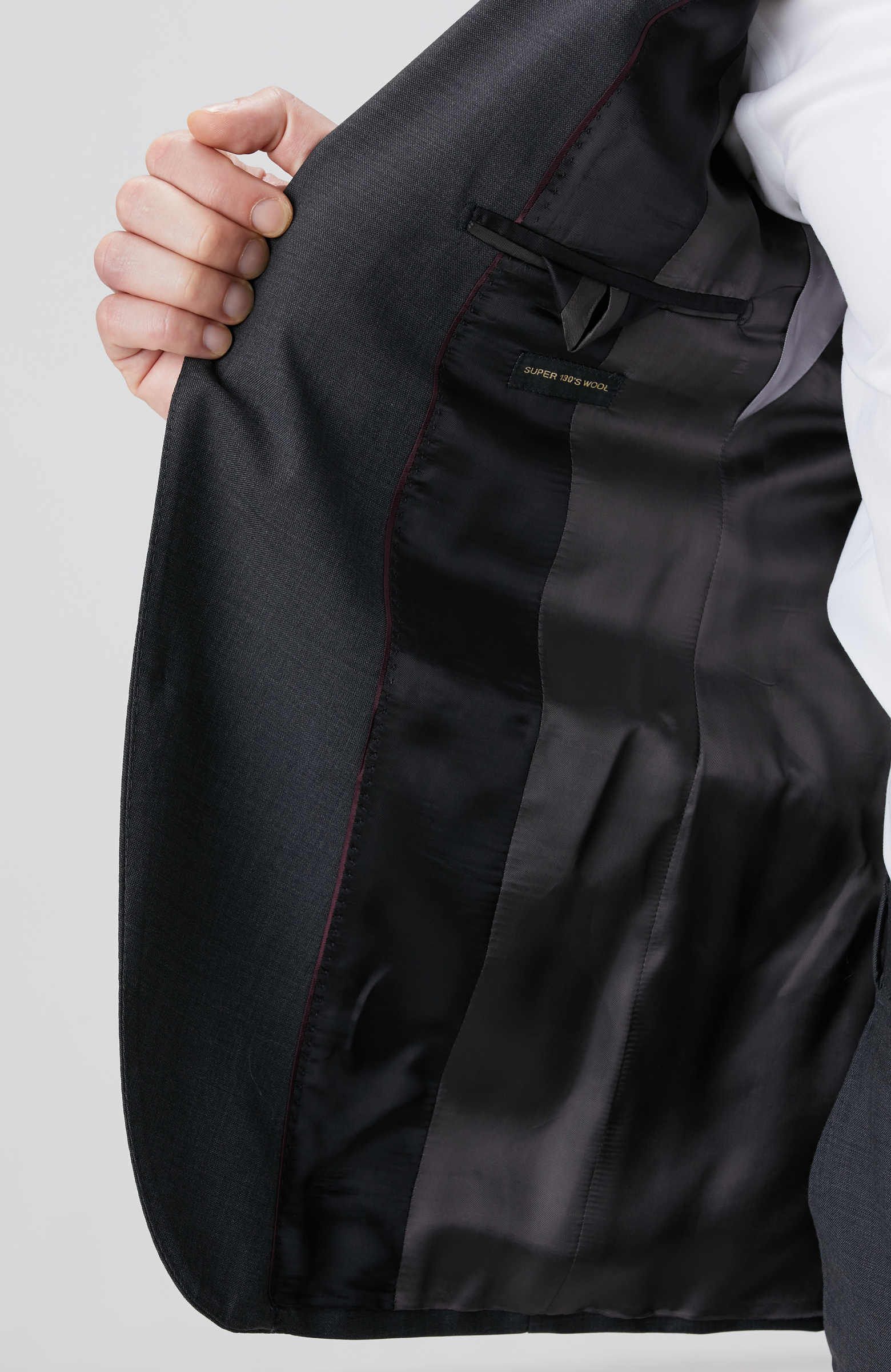 Antrasit Klasik Yün Takım Elbise