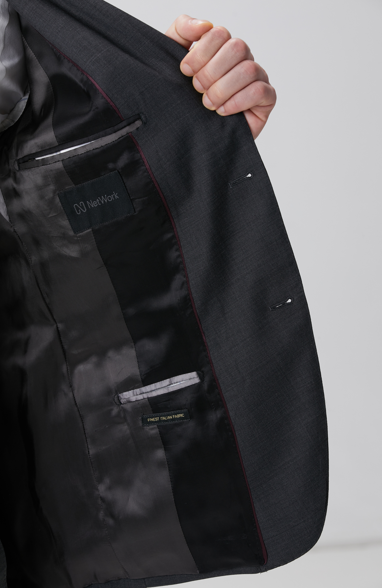 Antrasit Klasik Yün Takım Elbise