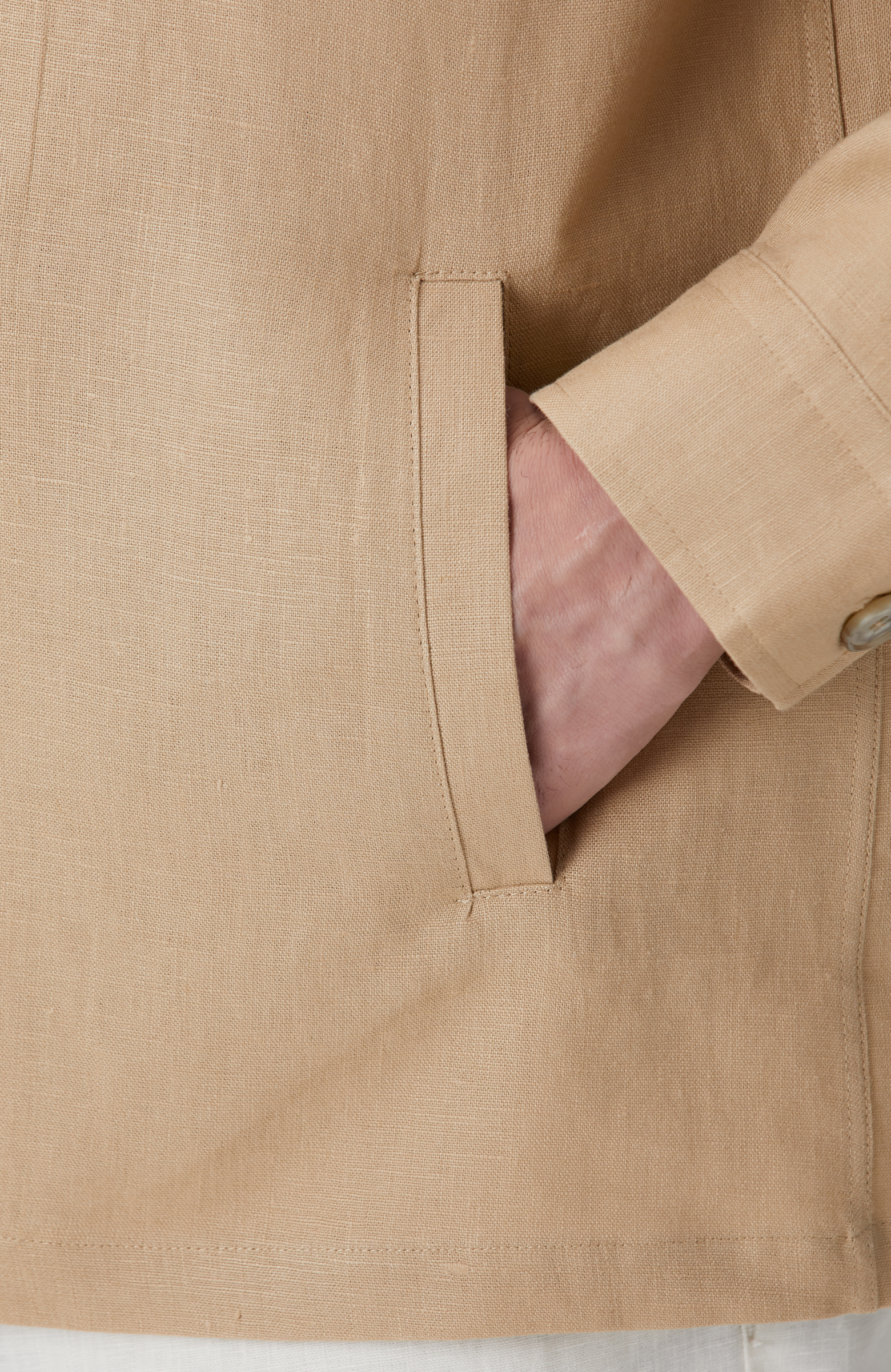 Vizon Keten Dış Gömlek