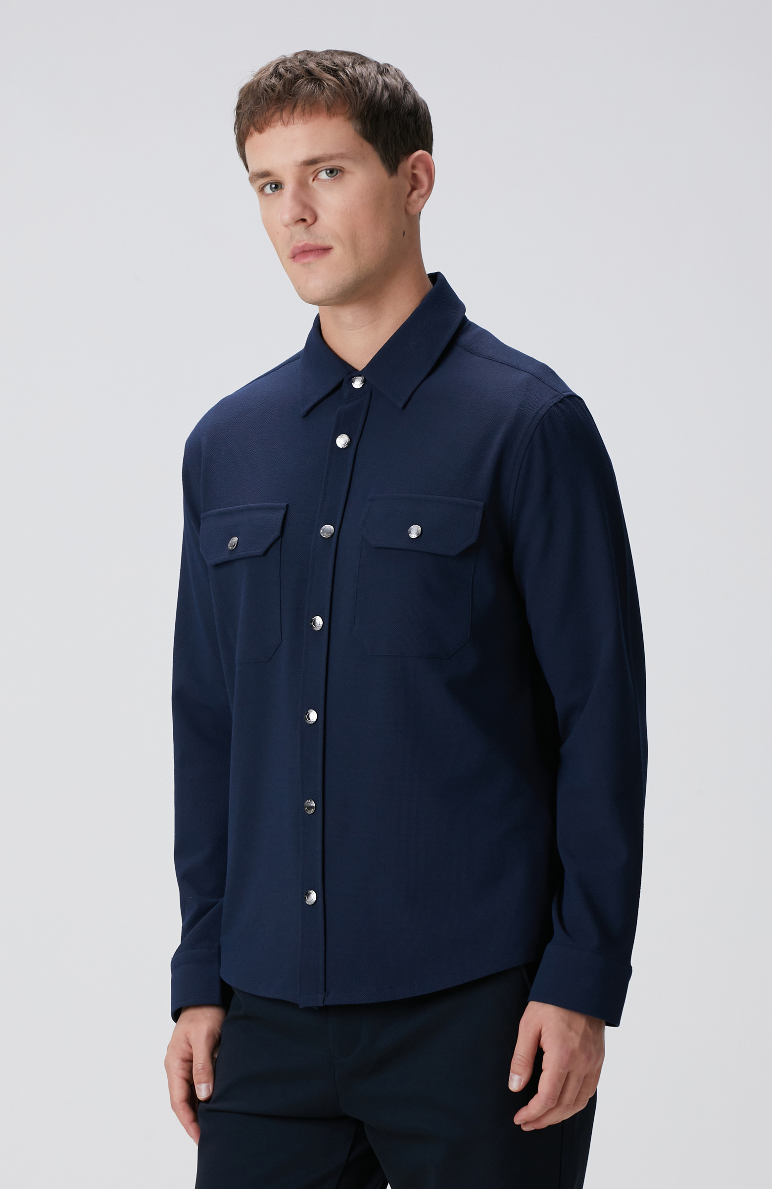 Lacivert Dış Gömlek