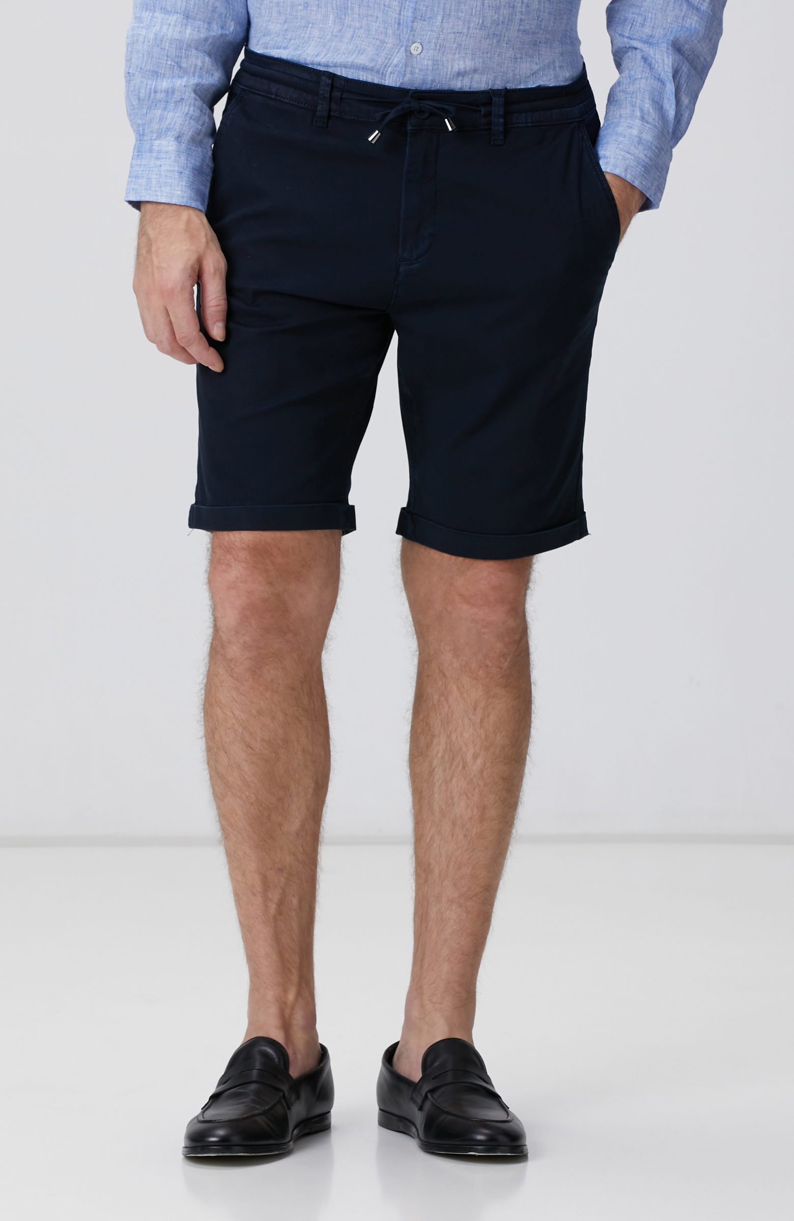 Lacivert Chino Şort