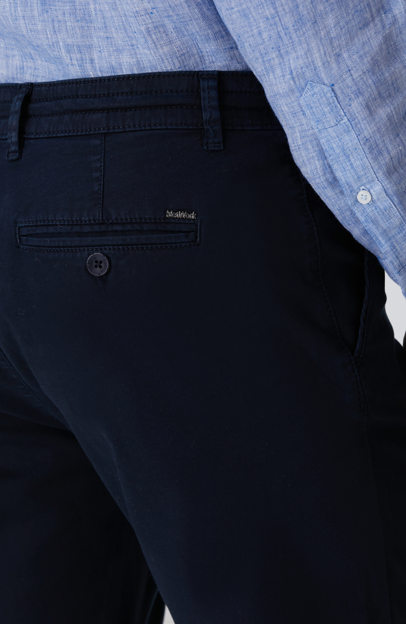 Lacivert Chino Şort