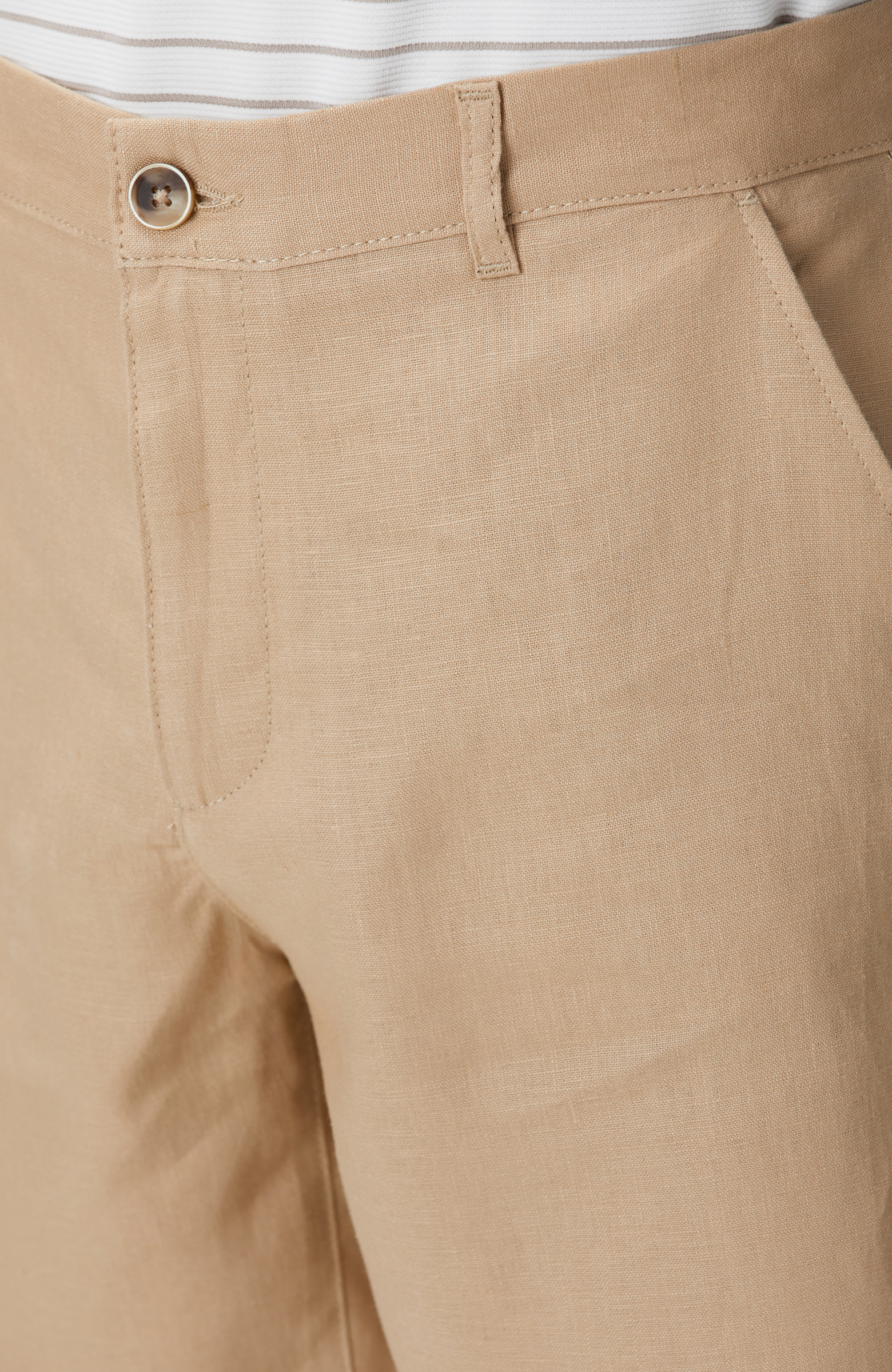 Vizon Keten Chino Şort