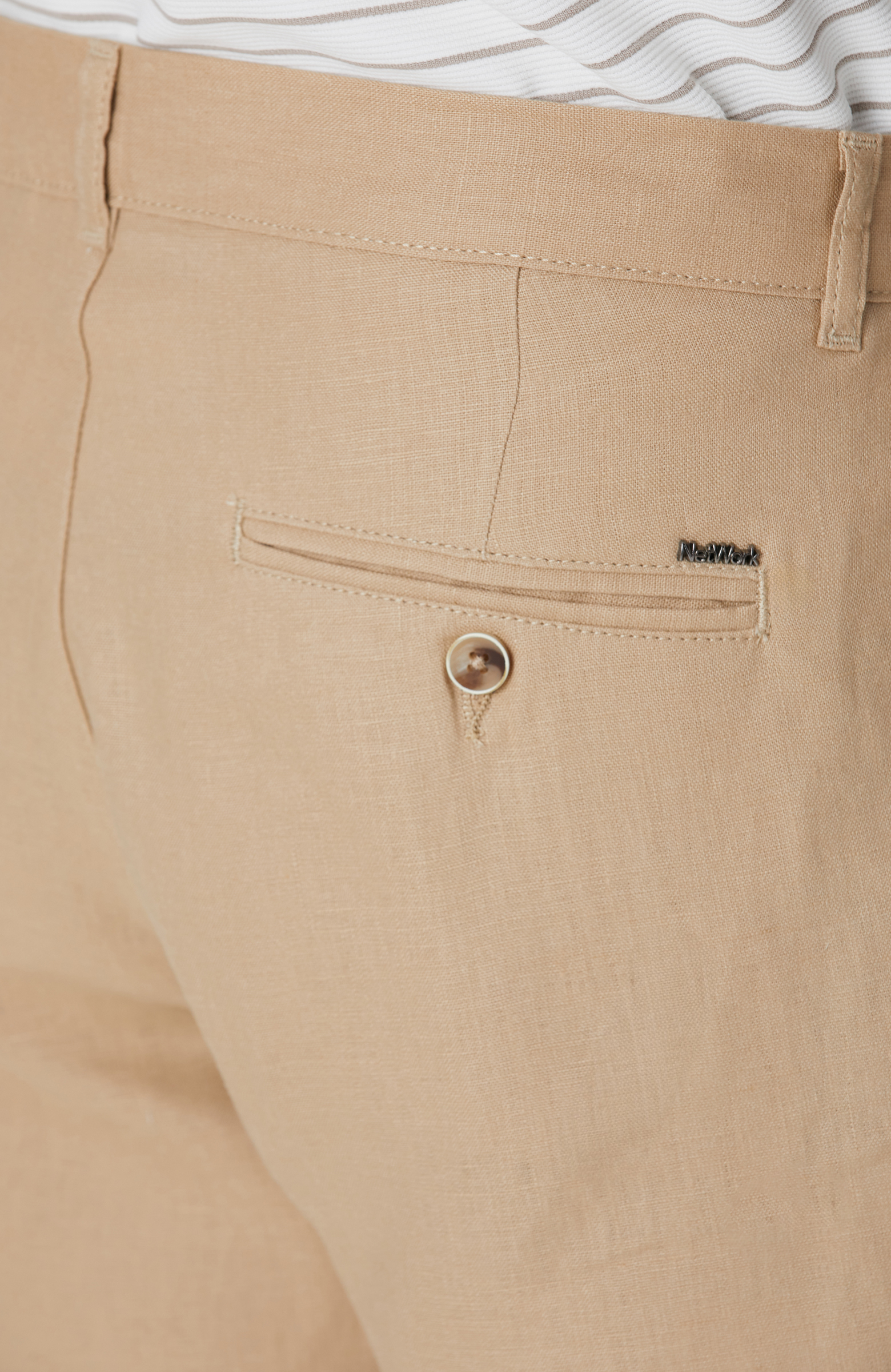 Vizon Keten Chino Şort