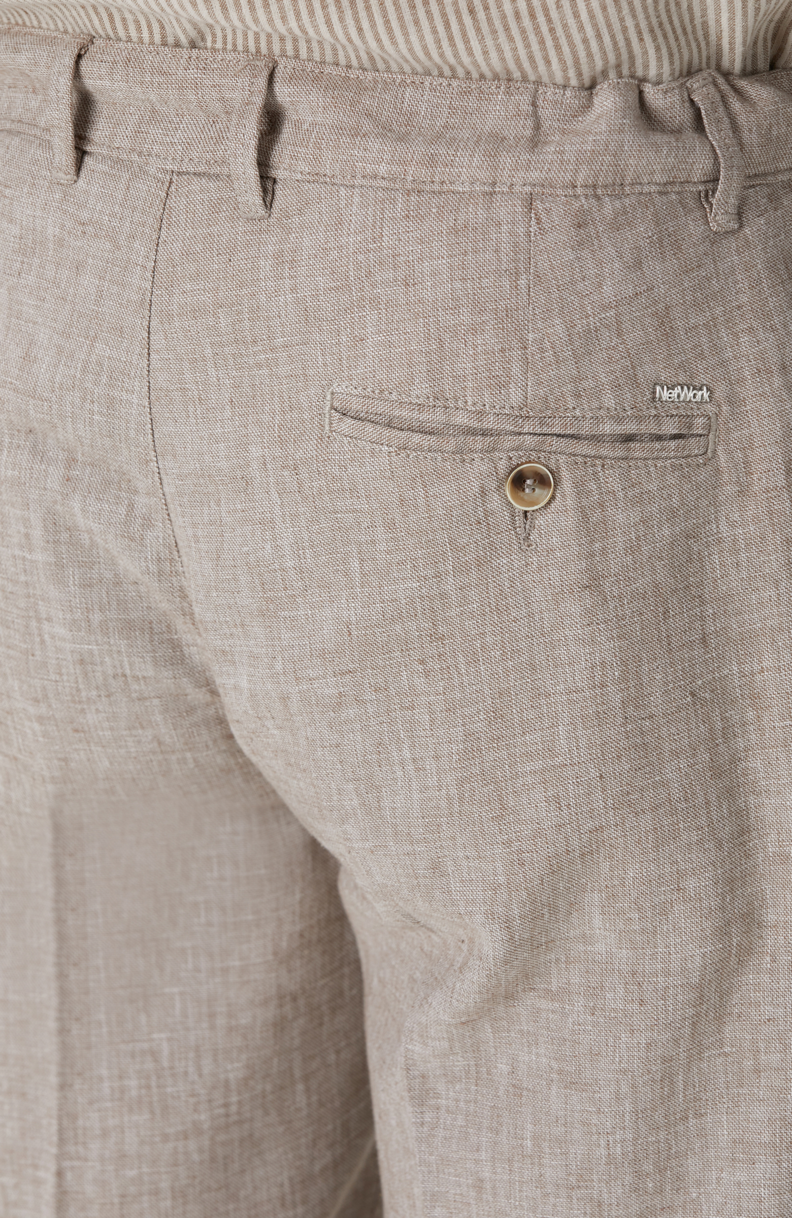 Vizon Keten Karışımlı Pantolon