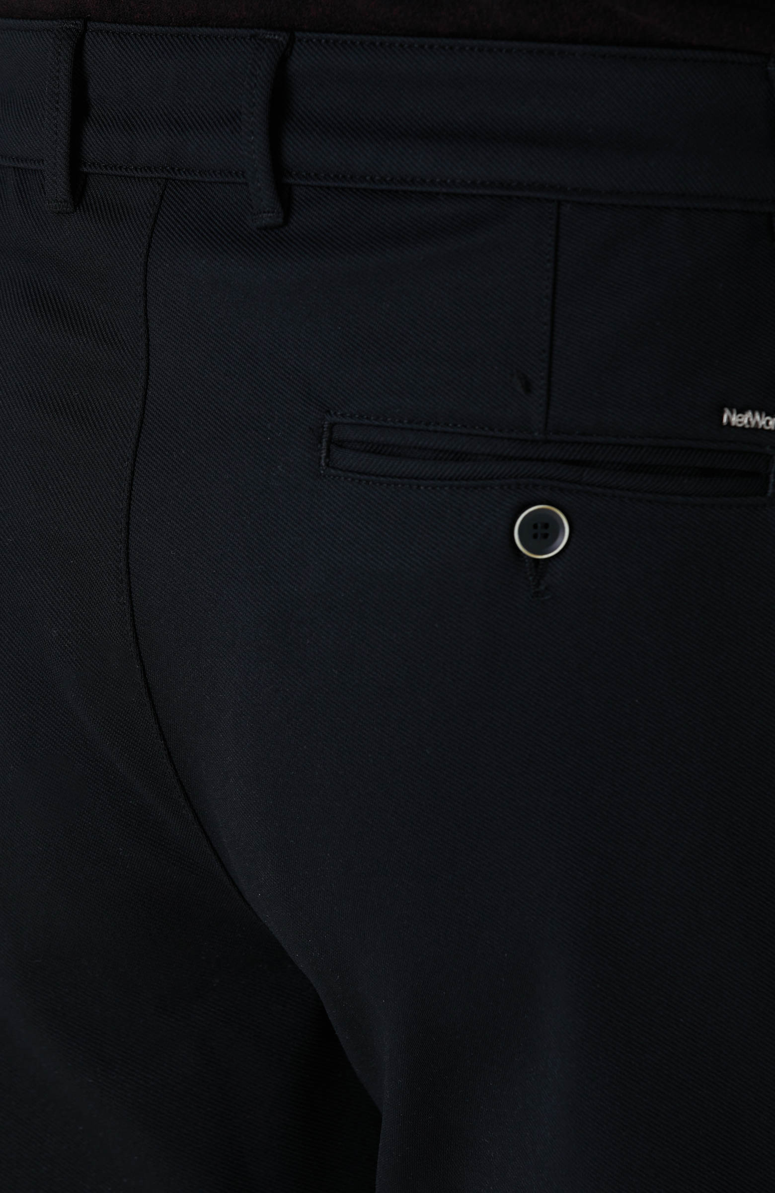 Siyah Dokuma Pantolon