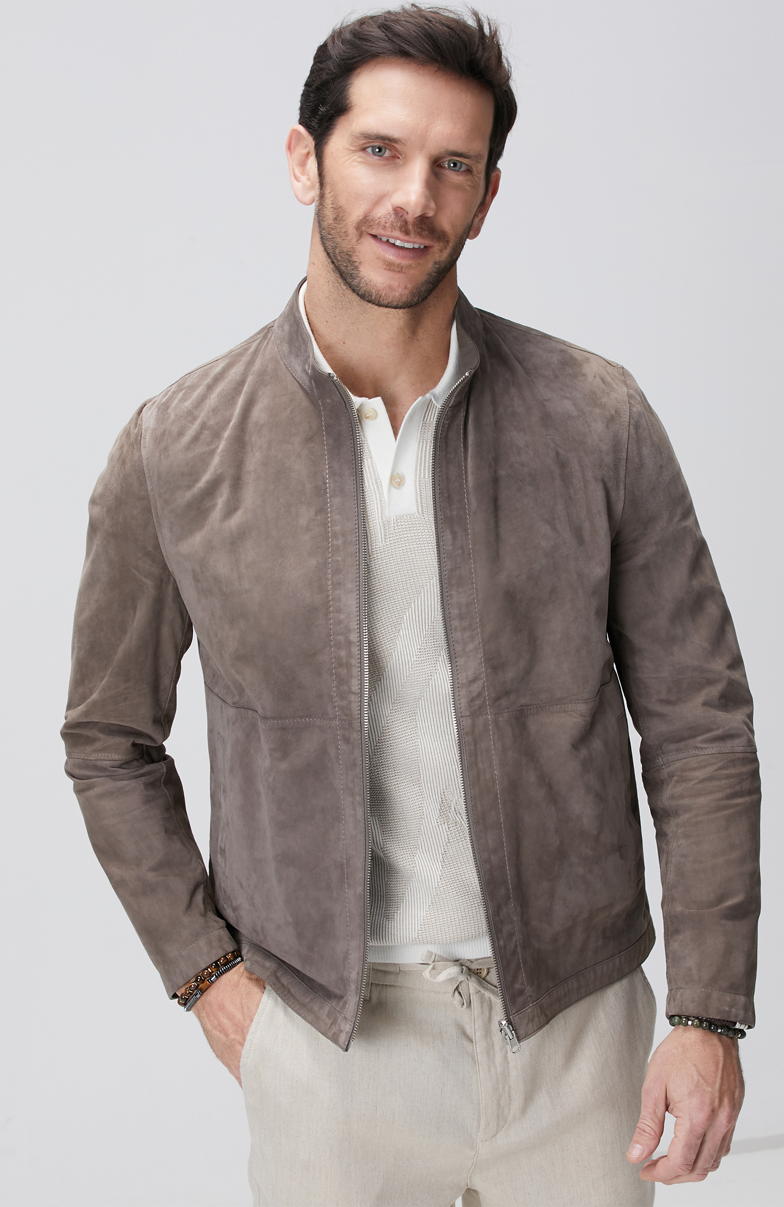 Vizon Çift Taraflı Süet Mont