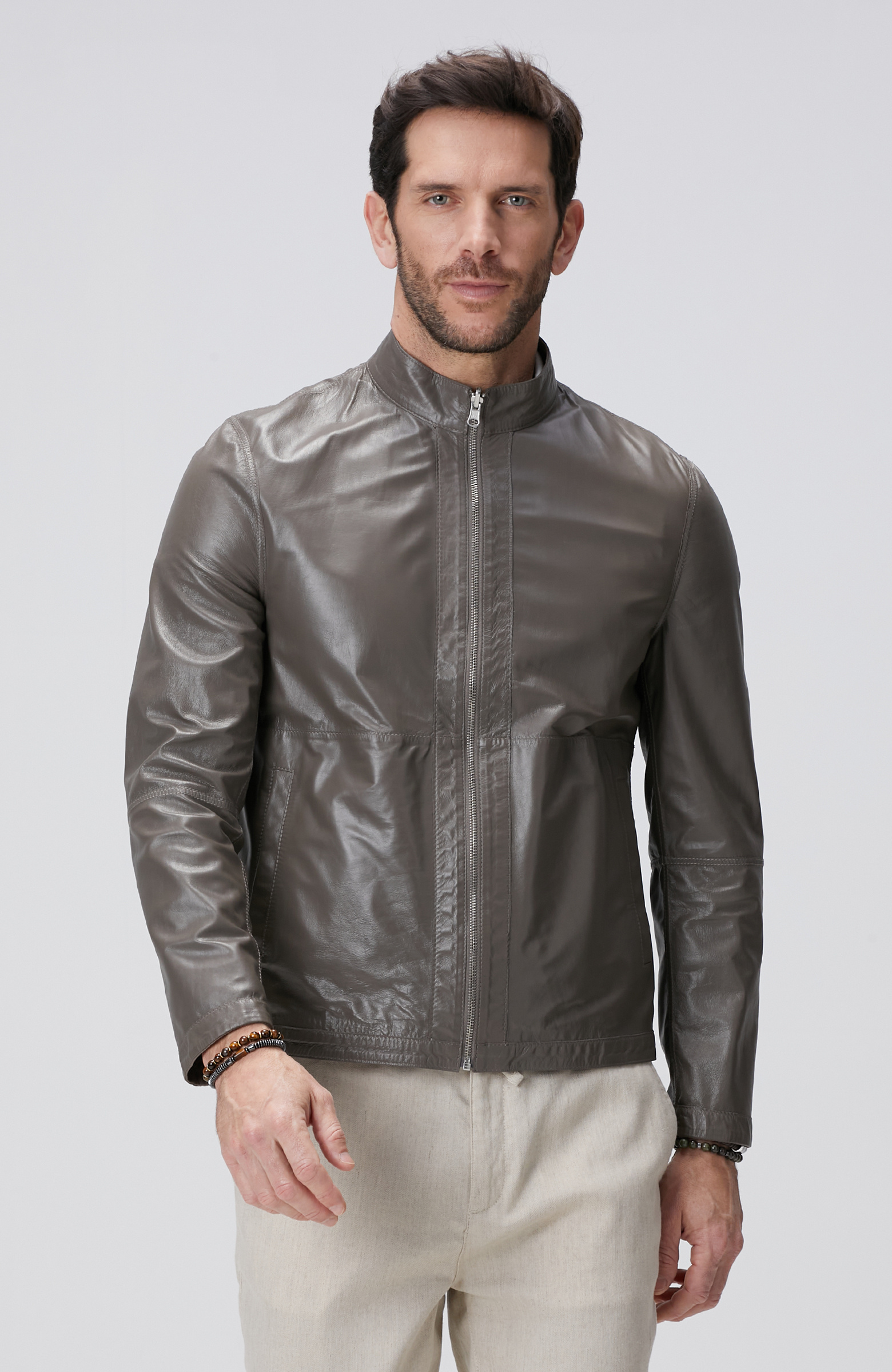 Vizon Çift Taraflı Süet Mont