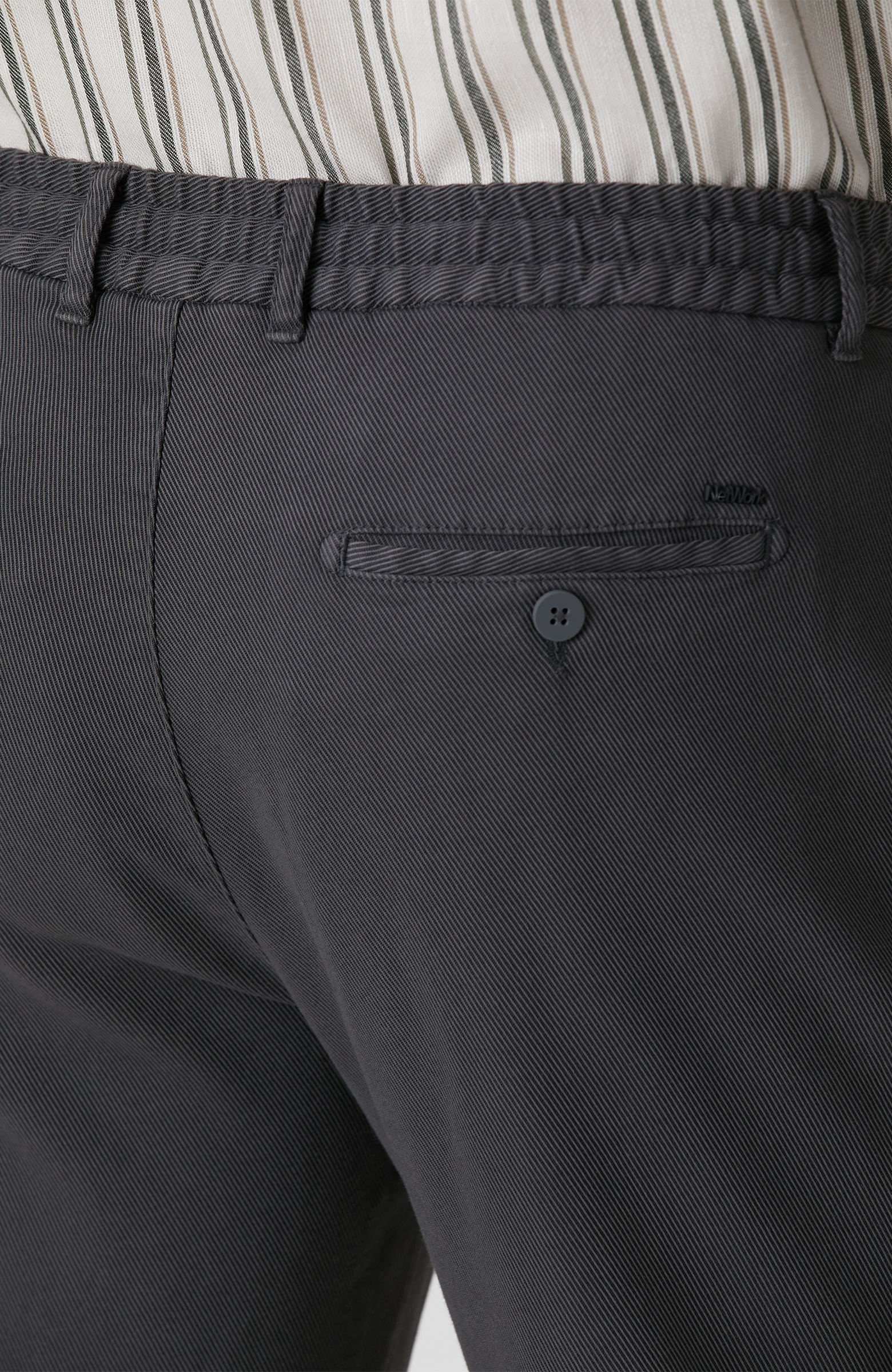 Antrasit Diyagonal Desenli Jogger Pantolon