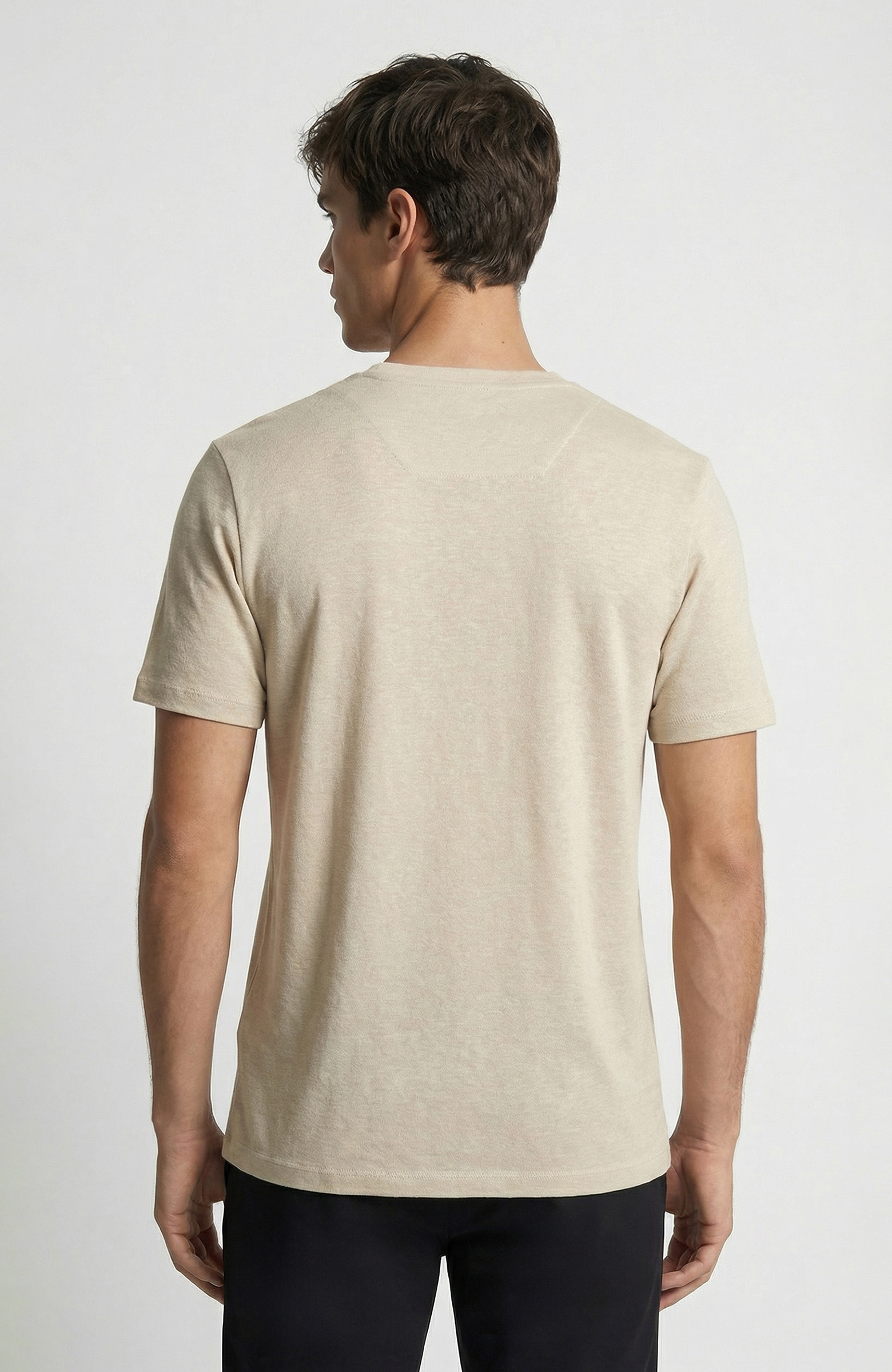 Beige Basic T-shirt