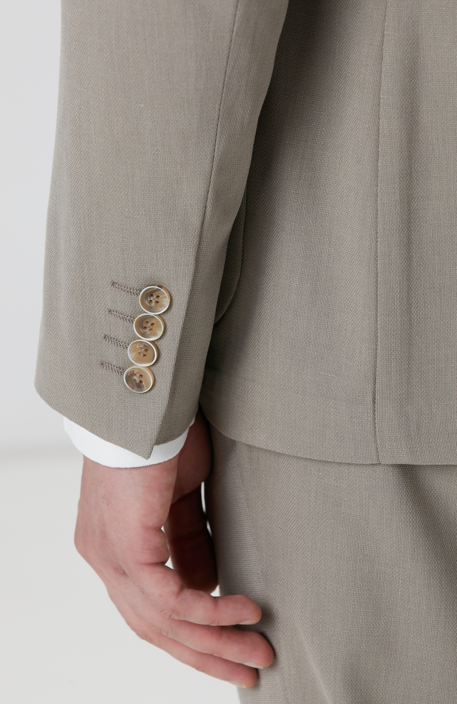 Vizon Mikro Desenli Dokuma Takım Elbise