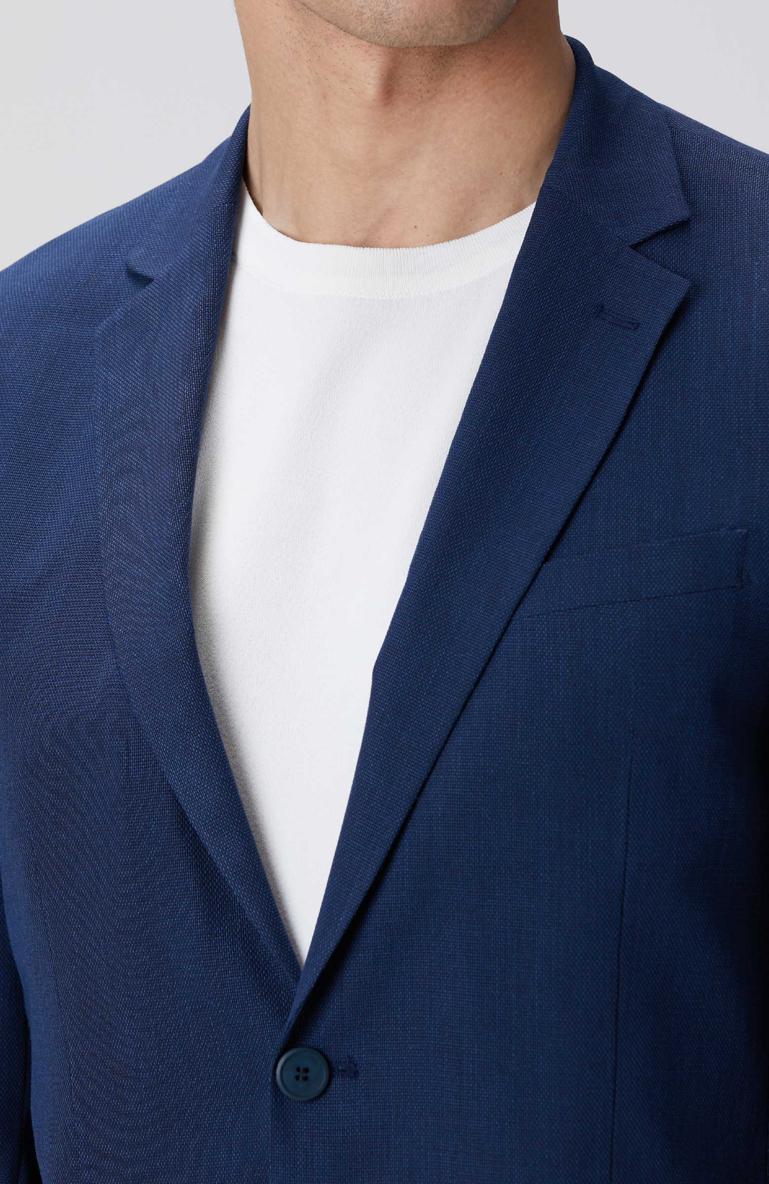 Lacivert Mikro Desenli Dokuma Takım Elbise