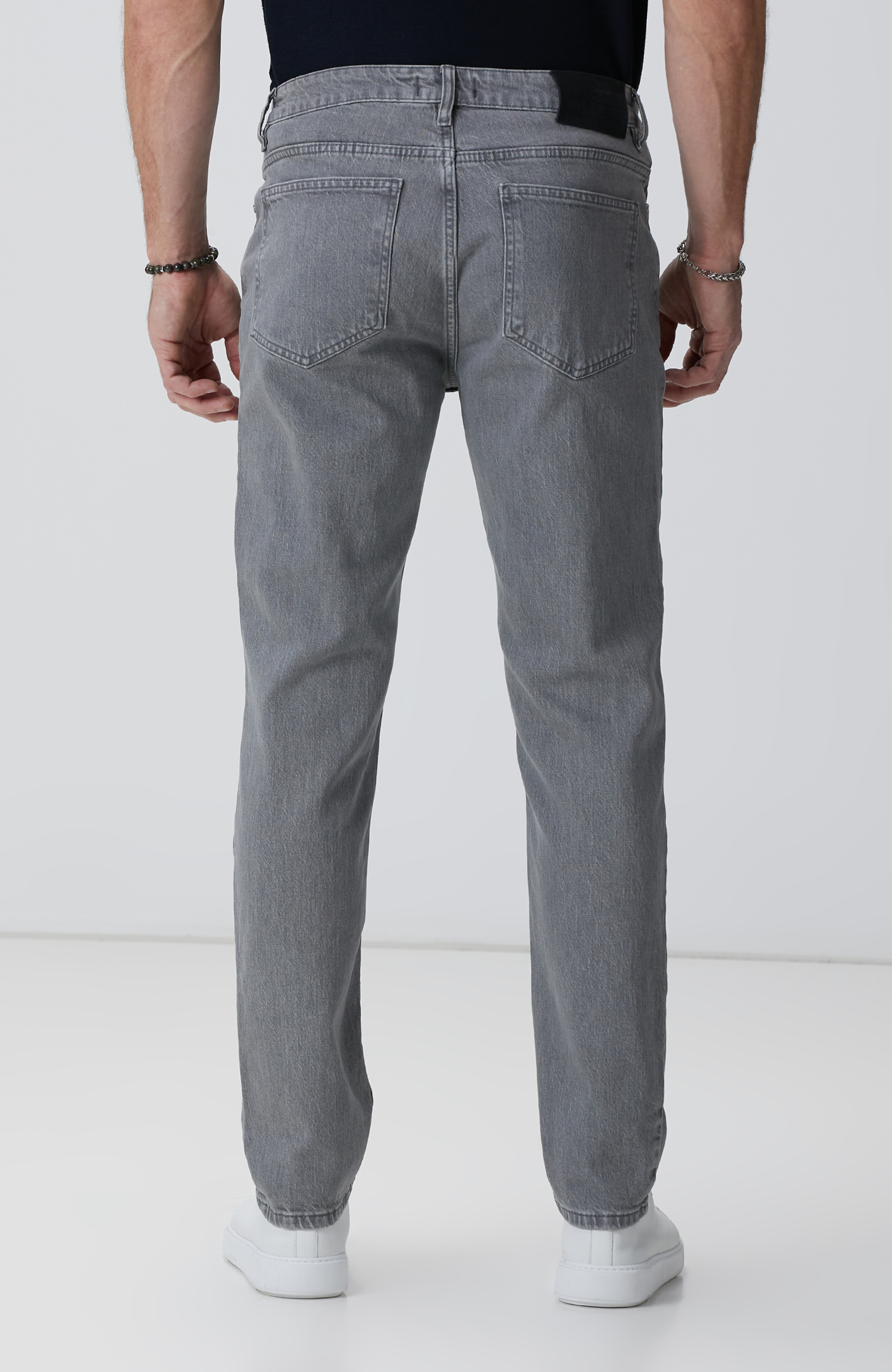 Açık Gri Denim Pantolon