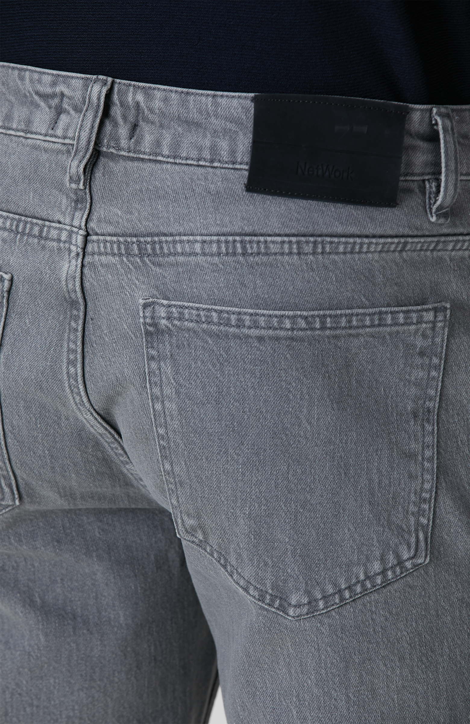 Açık Gri Denim Pantolon