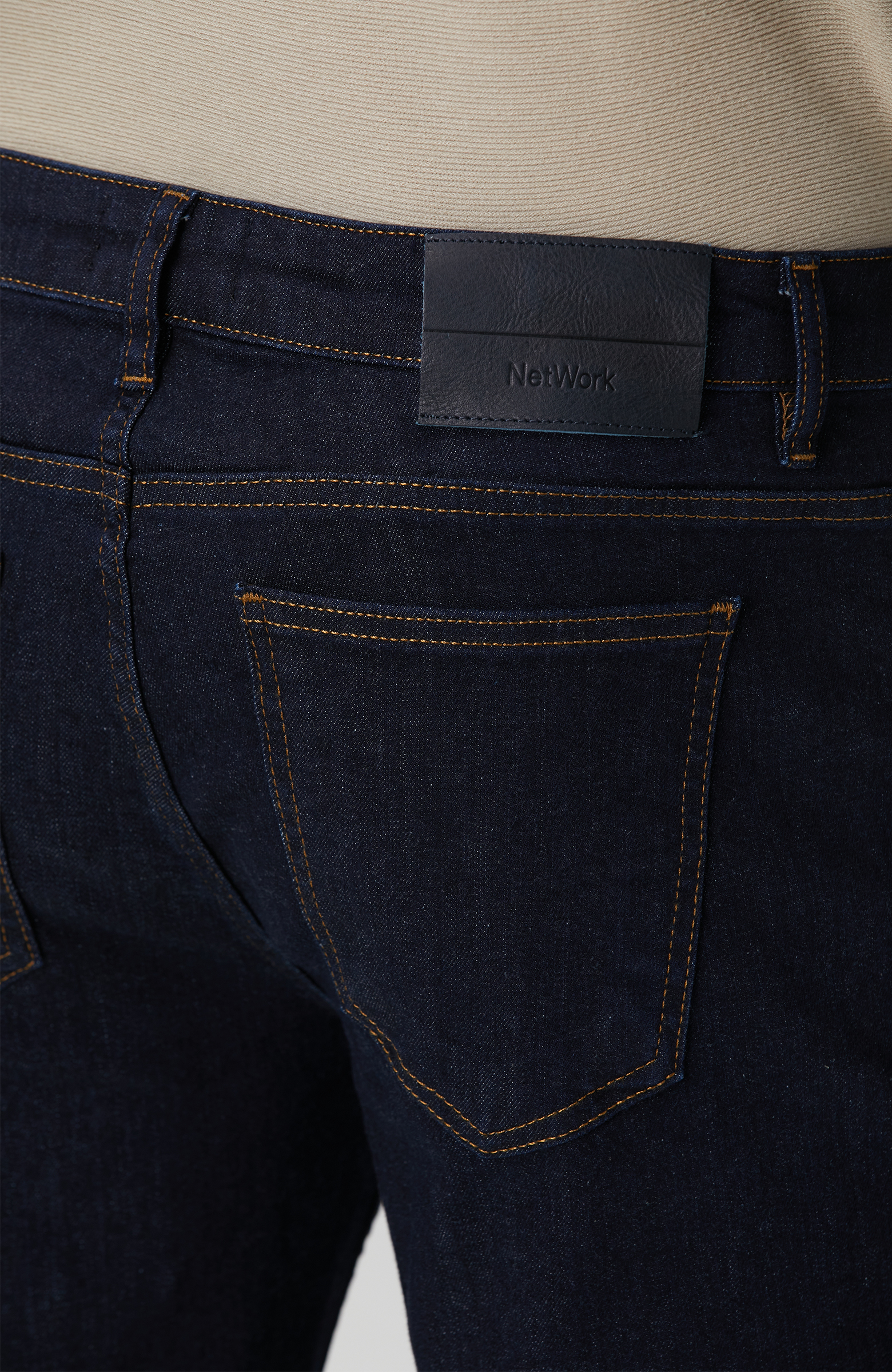 Lacivert Denim Pantolon