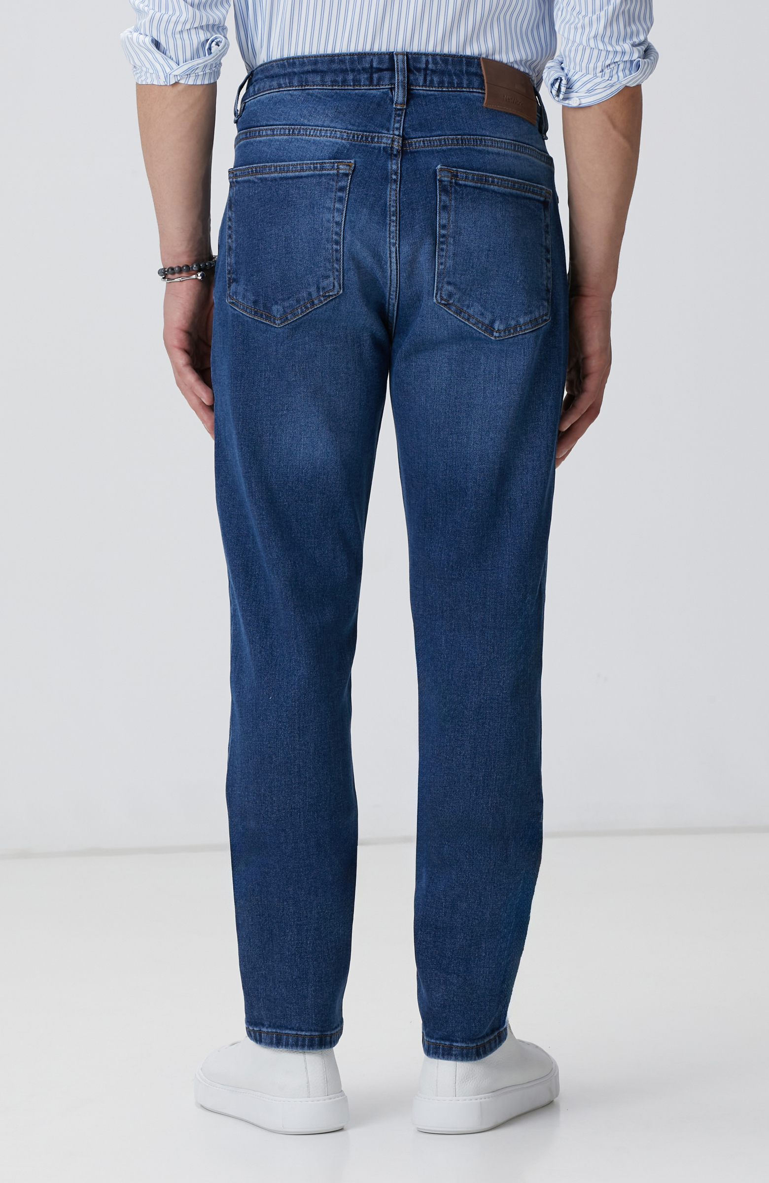 Lacivert Denim Pantolon