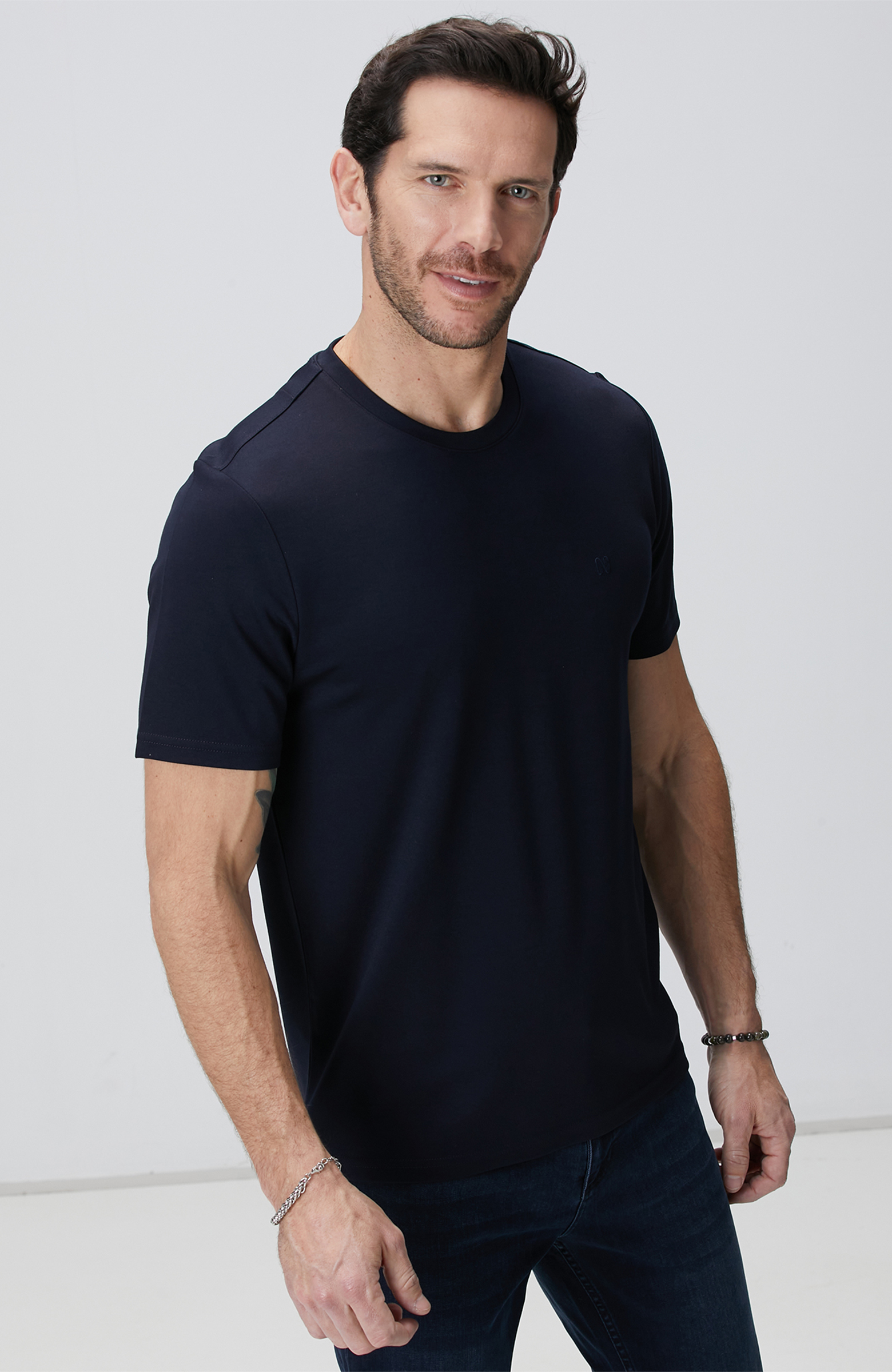 Lacivert Basic T-shirt