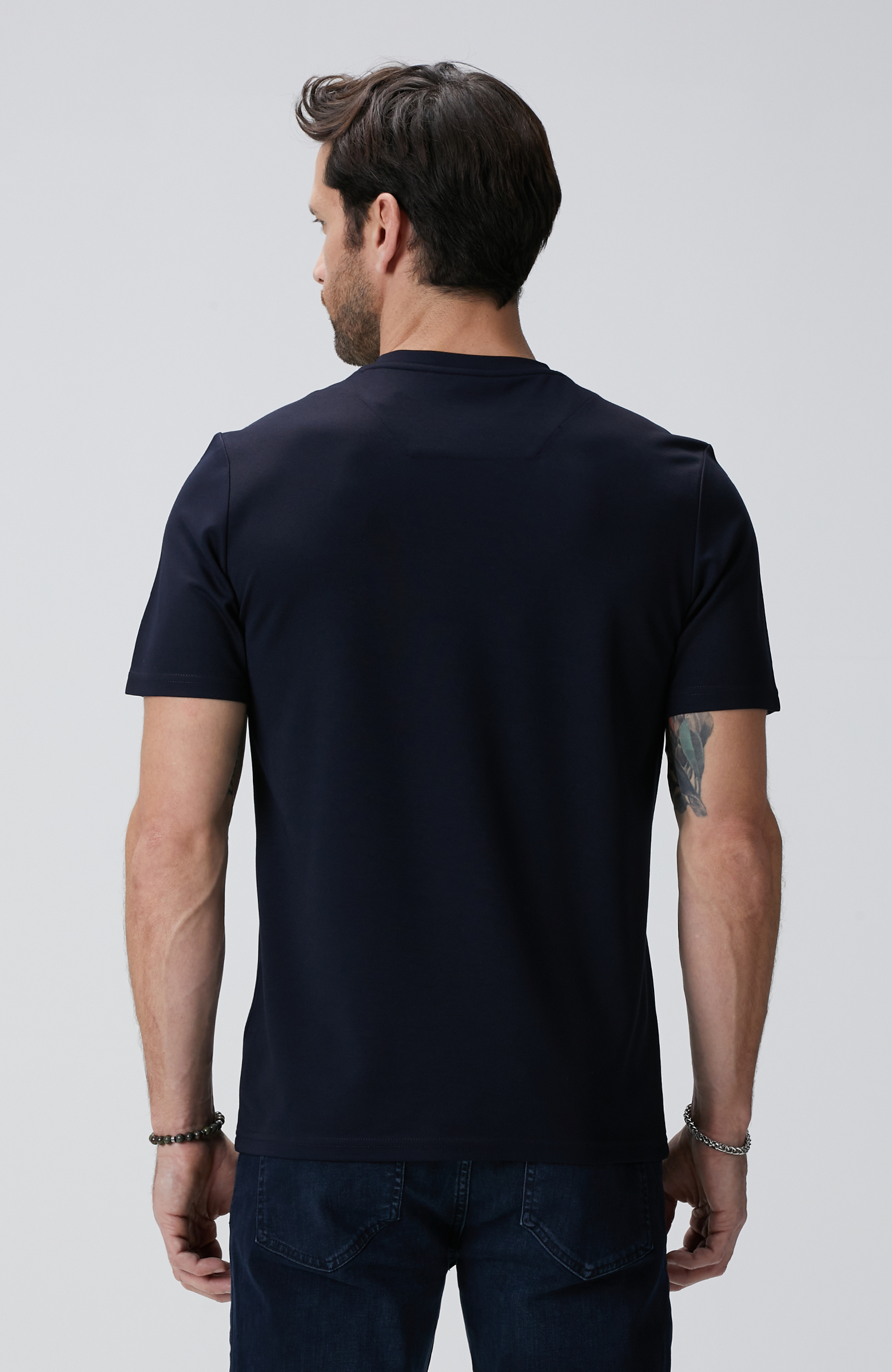 Lacivert Basic T-shirt