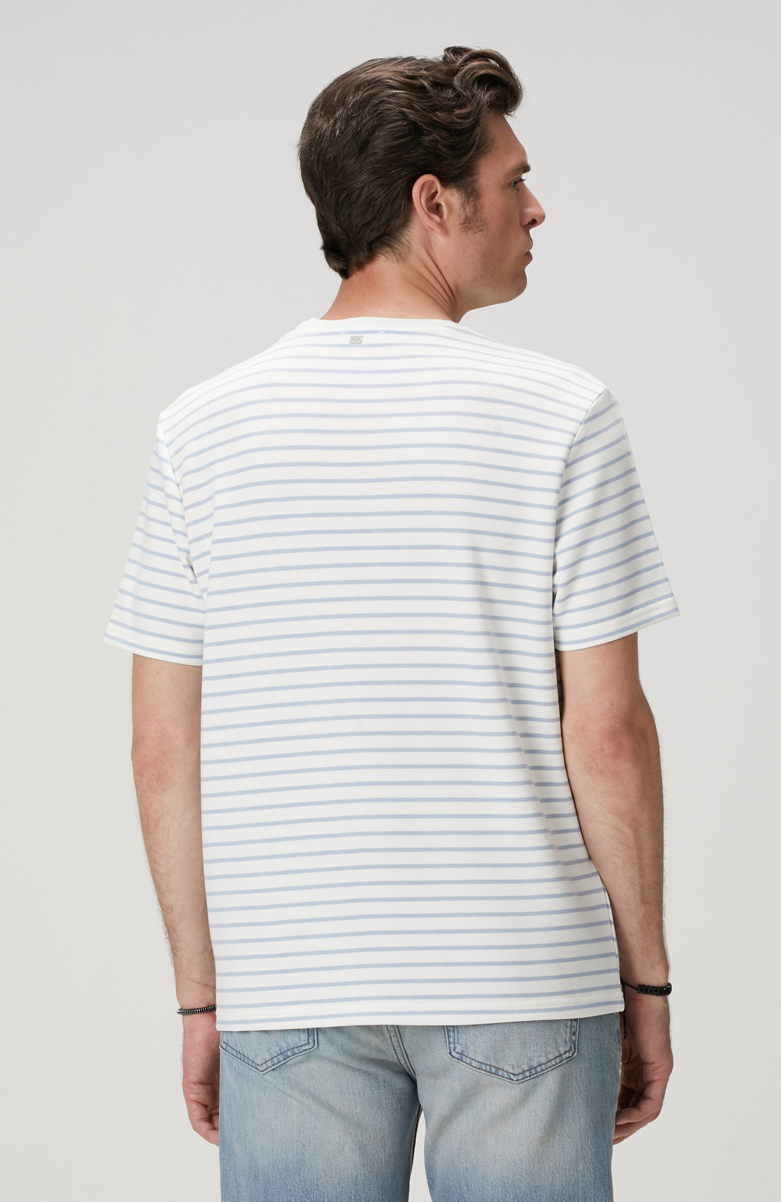 Kırık Beyaz Mavi T-shirt