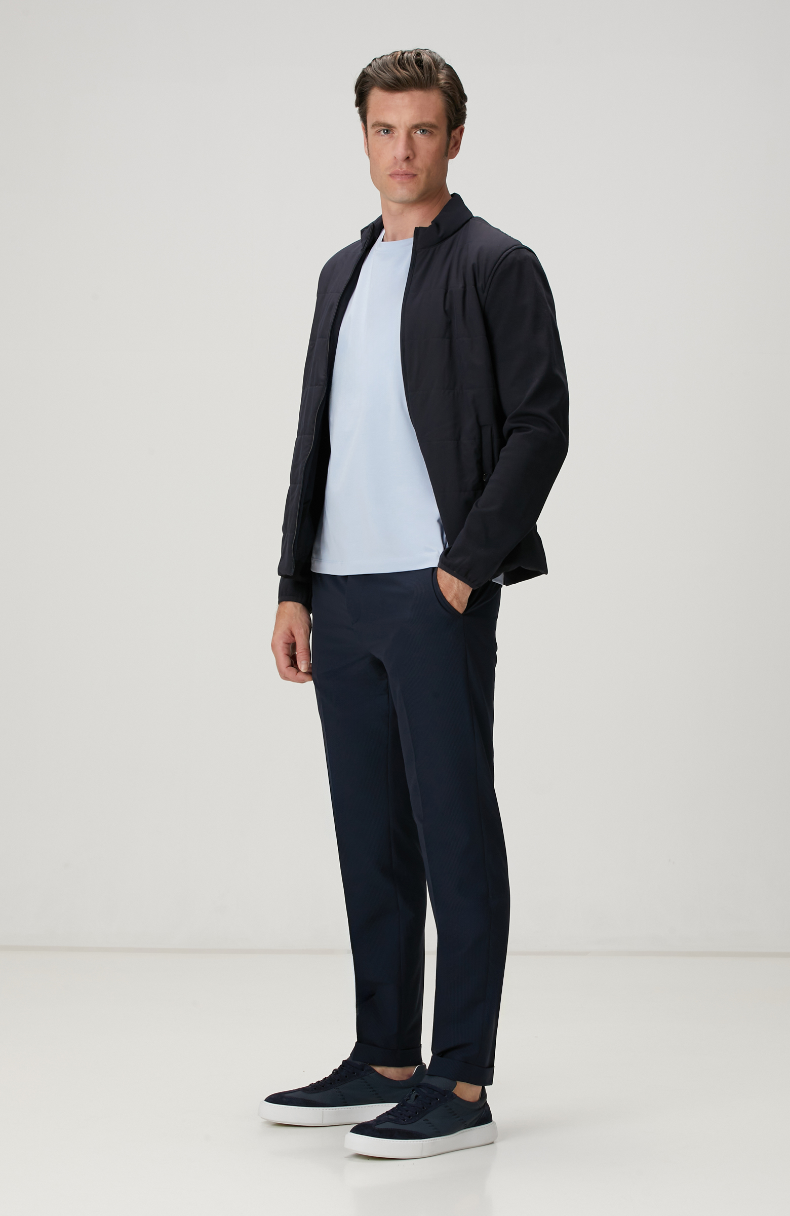 Açık Mavi Pima Suprem T-shirt