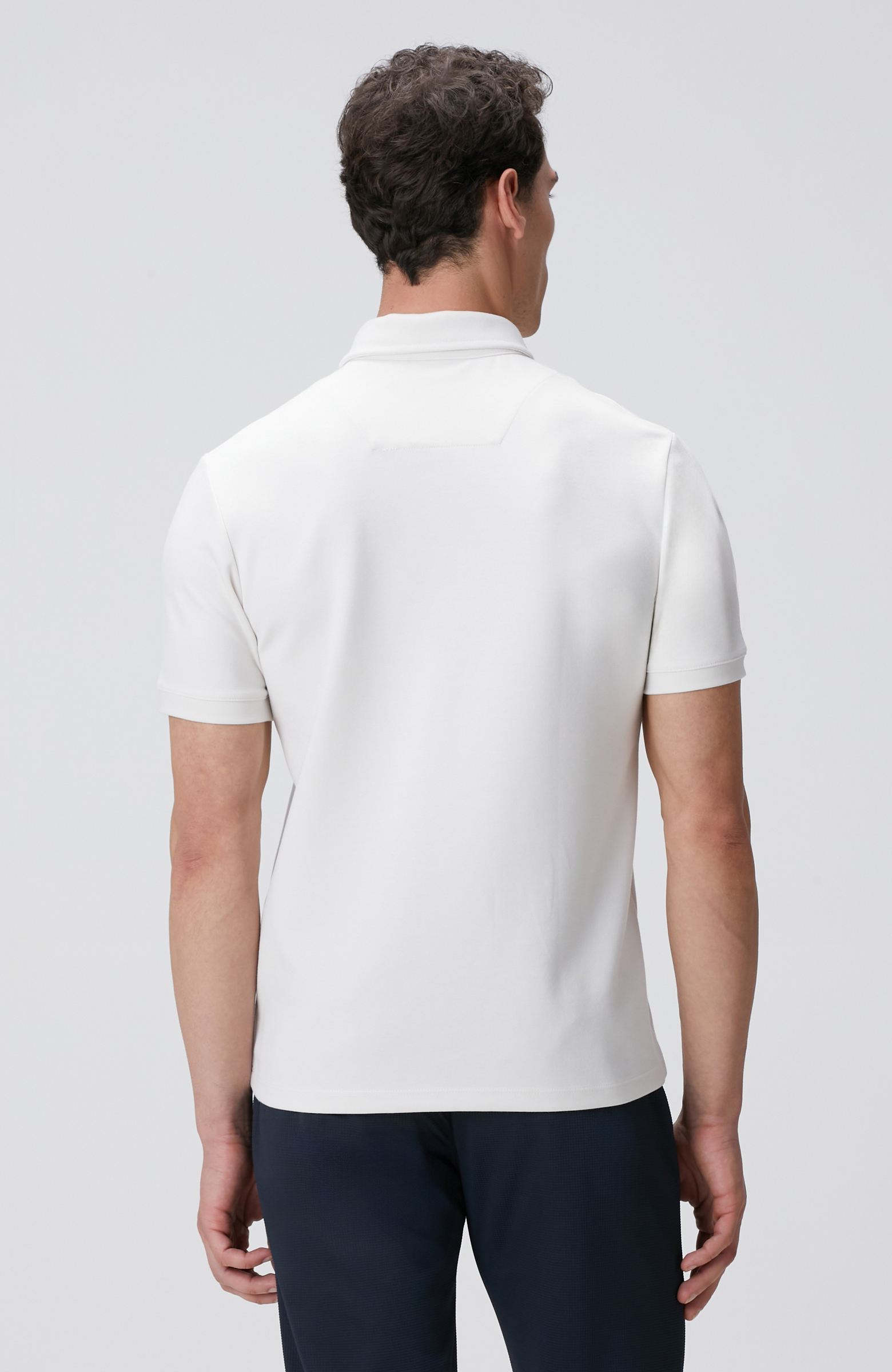 Kırık Beyaz Basic Modal T-shirt