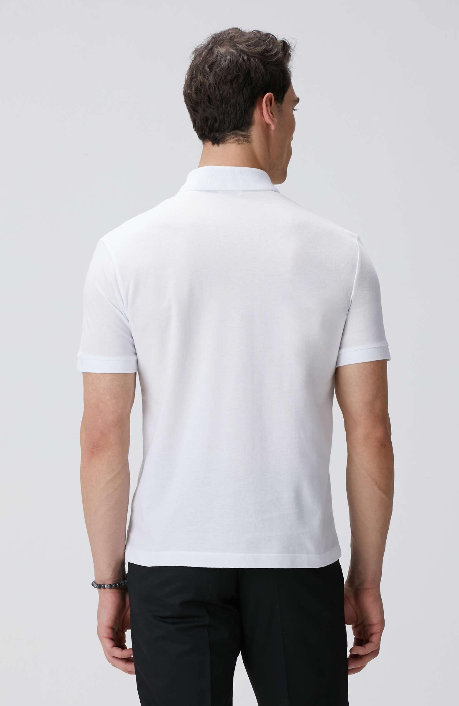 Kırık Beyaz Polo T-shirt