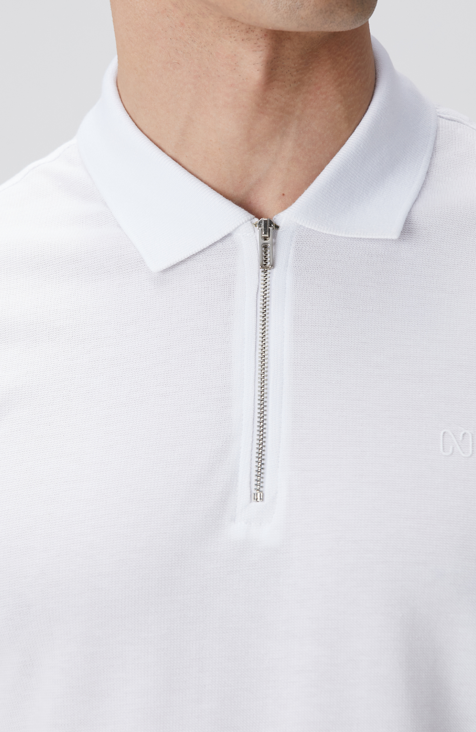 Kırık Beyaz Polo T-shirt