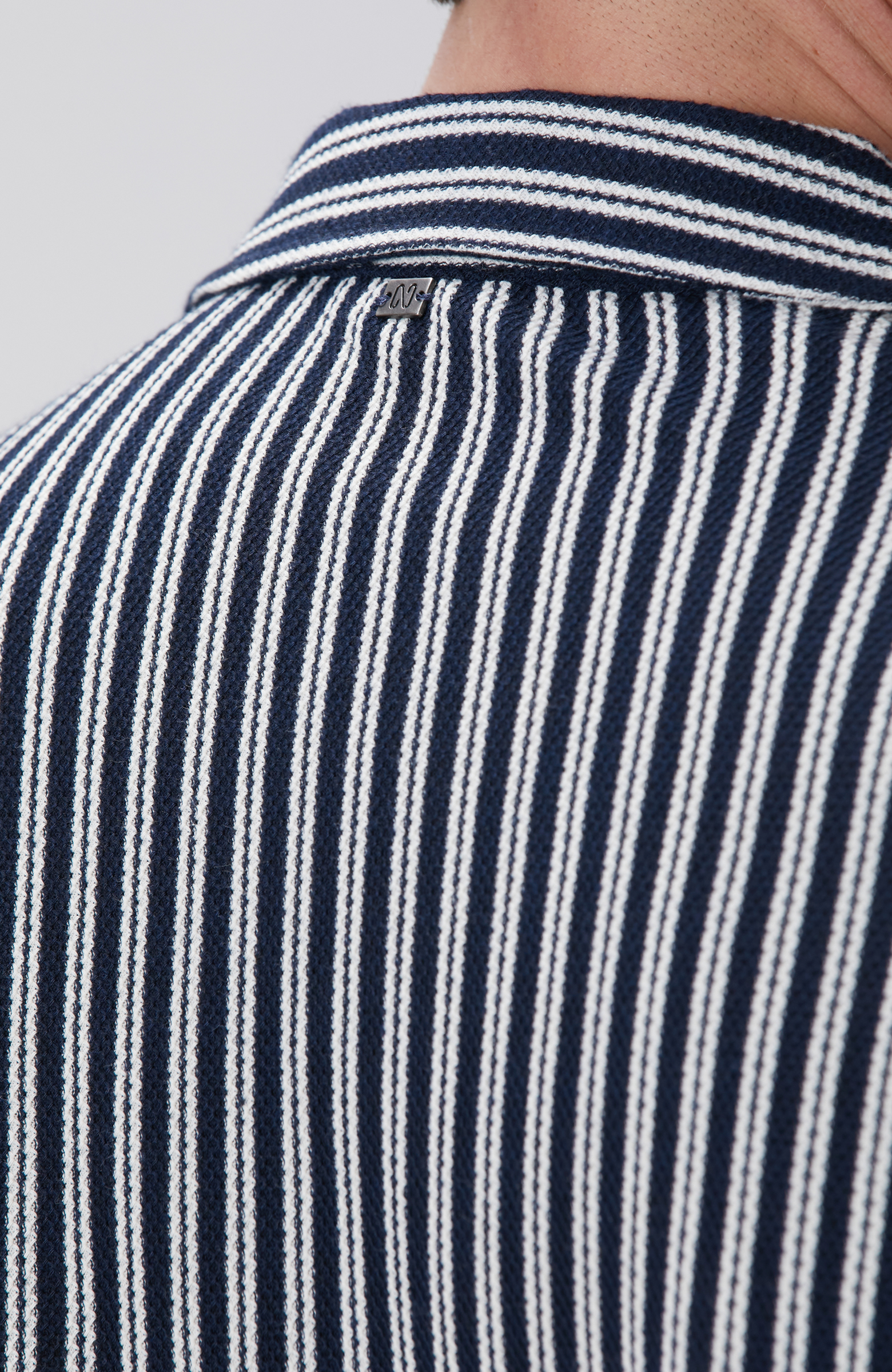 Lacivert Beyaz Gömlek