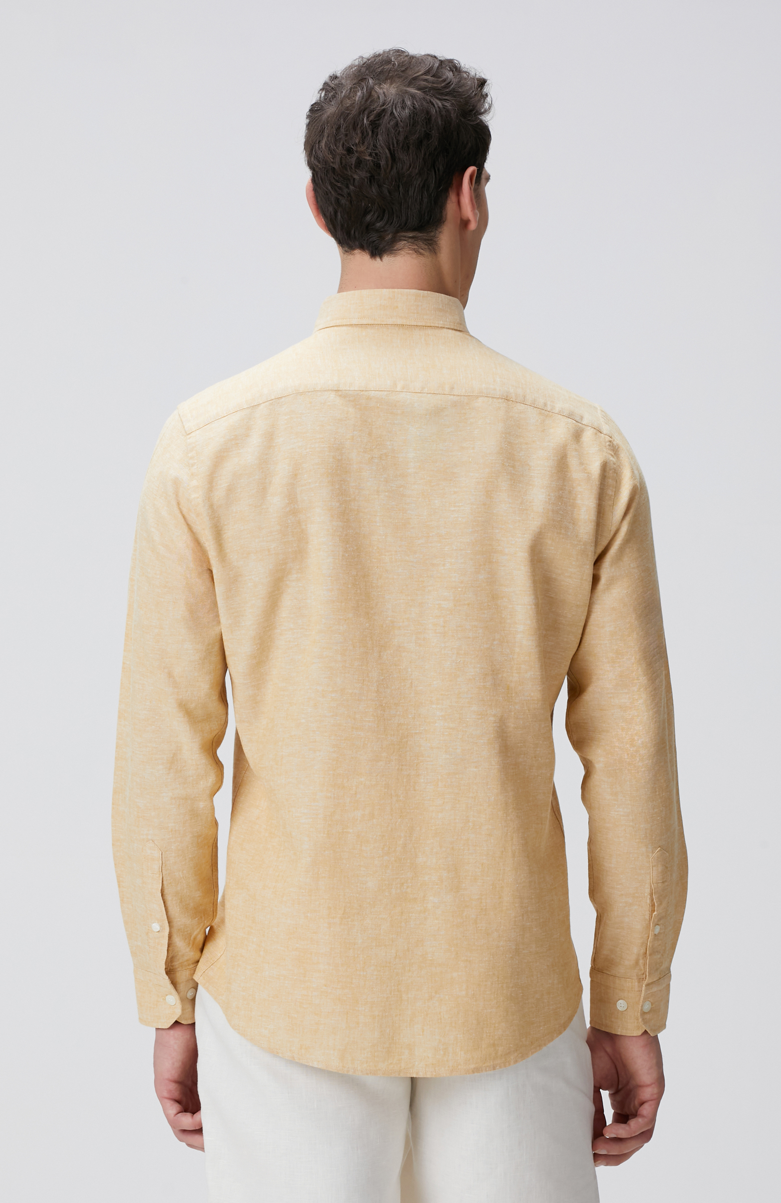 Safran Keten Gömlek