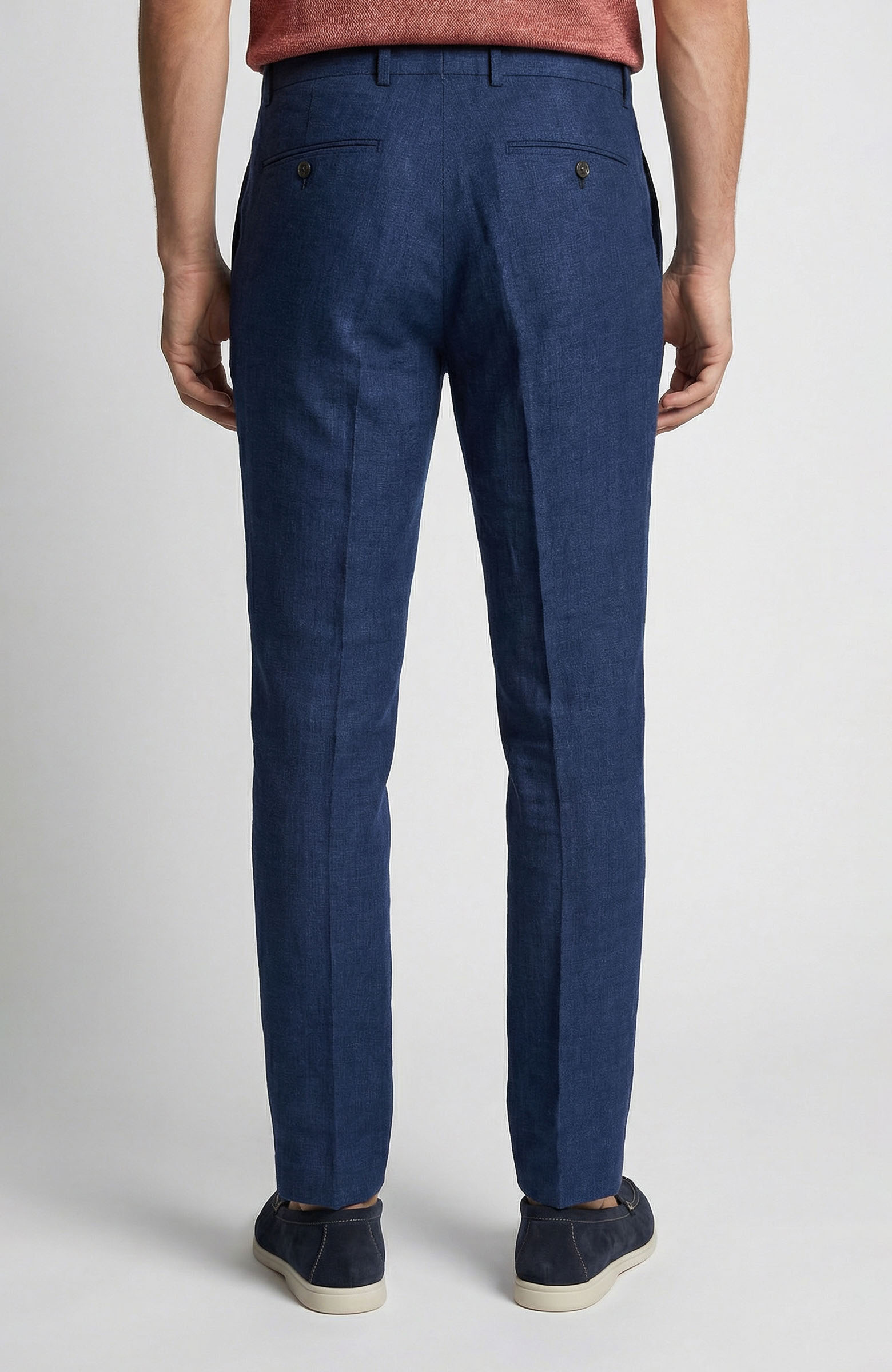 Lacivert Keten Takım Elbise