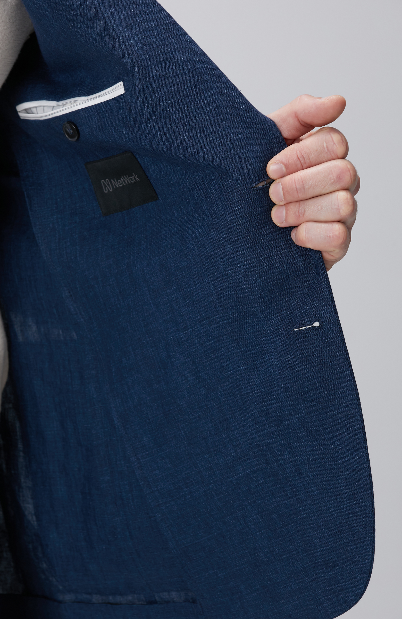 Lacivert Keten Takım Elbise