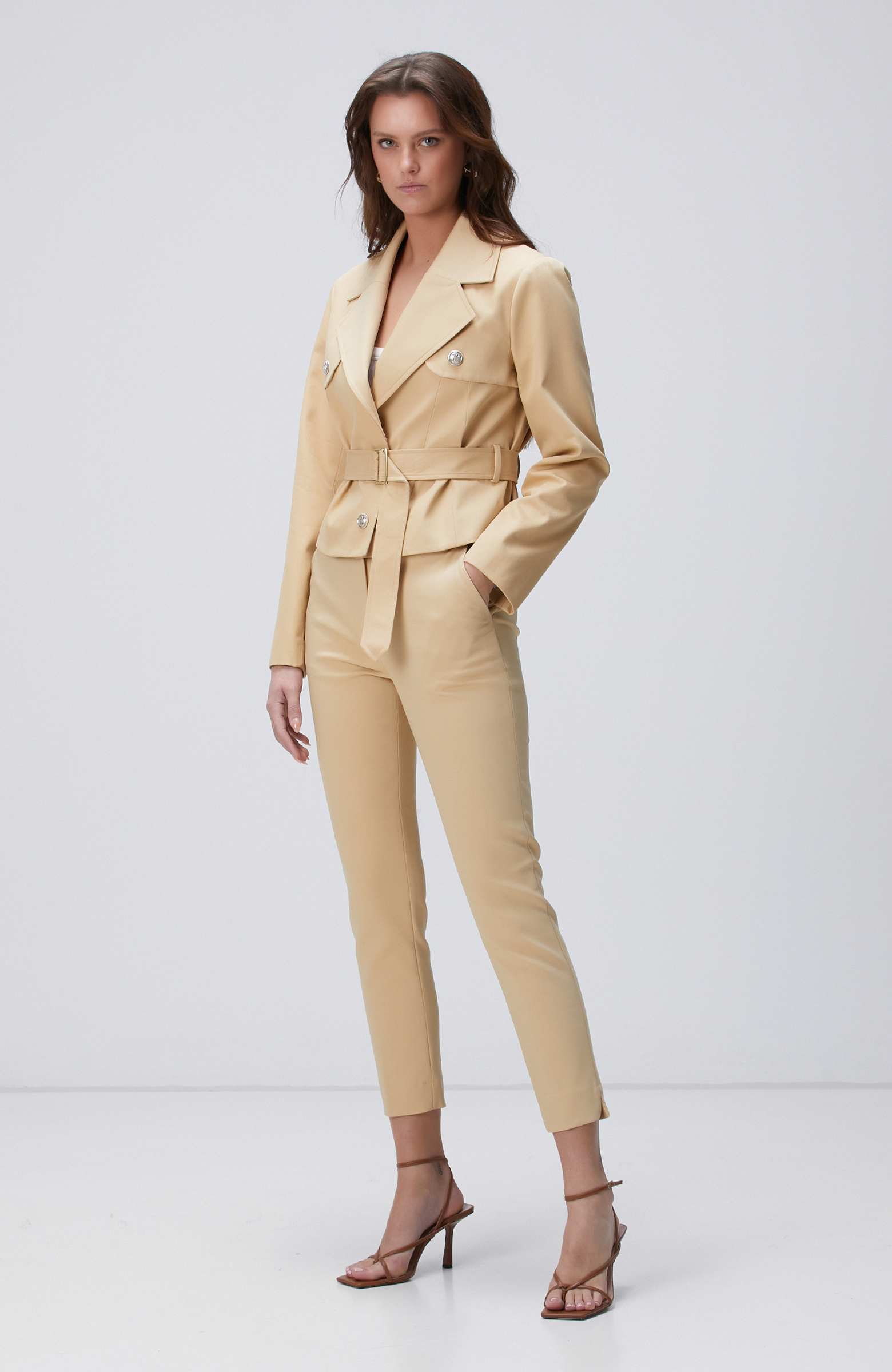 Bej Trench Coat