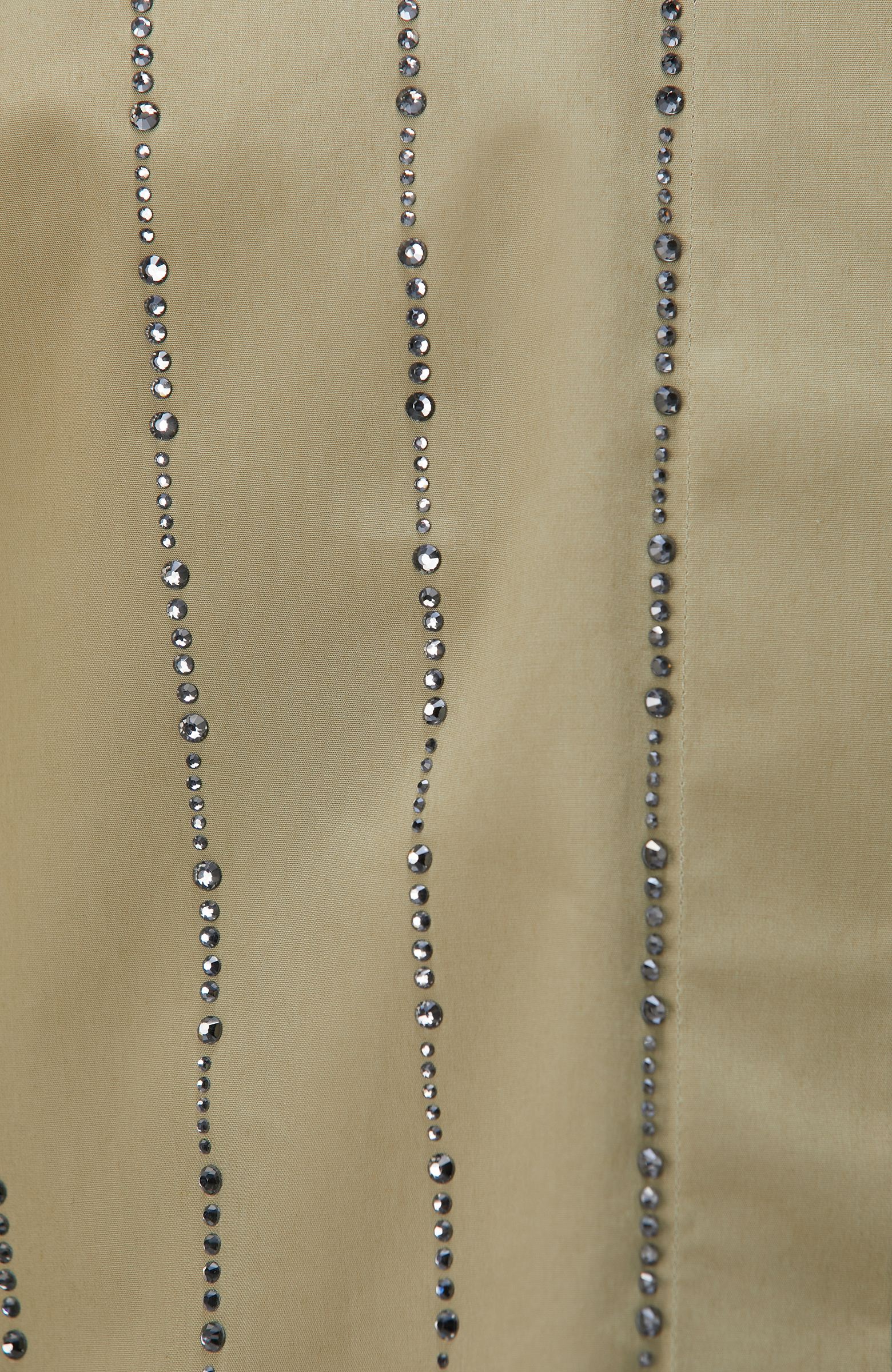 Yeşil Taş Baskılı Gömlek