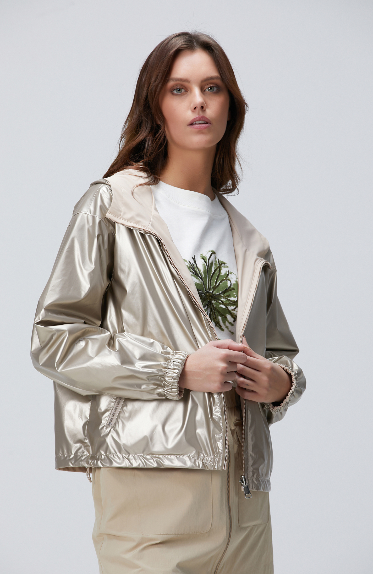 N-Tech Metalik Bej Mont