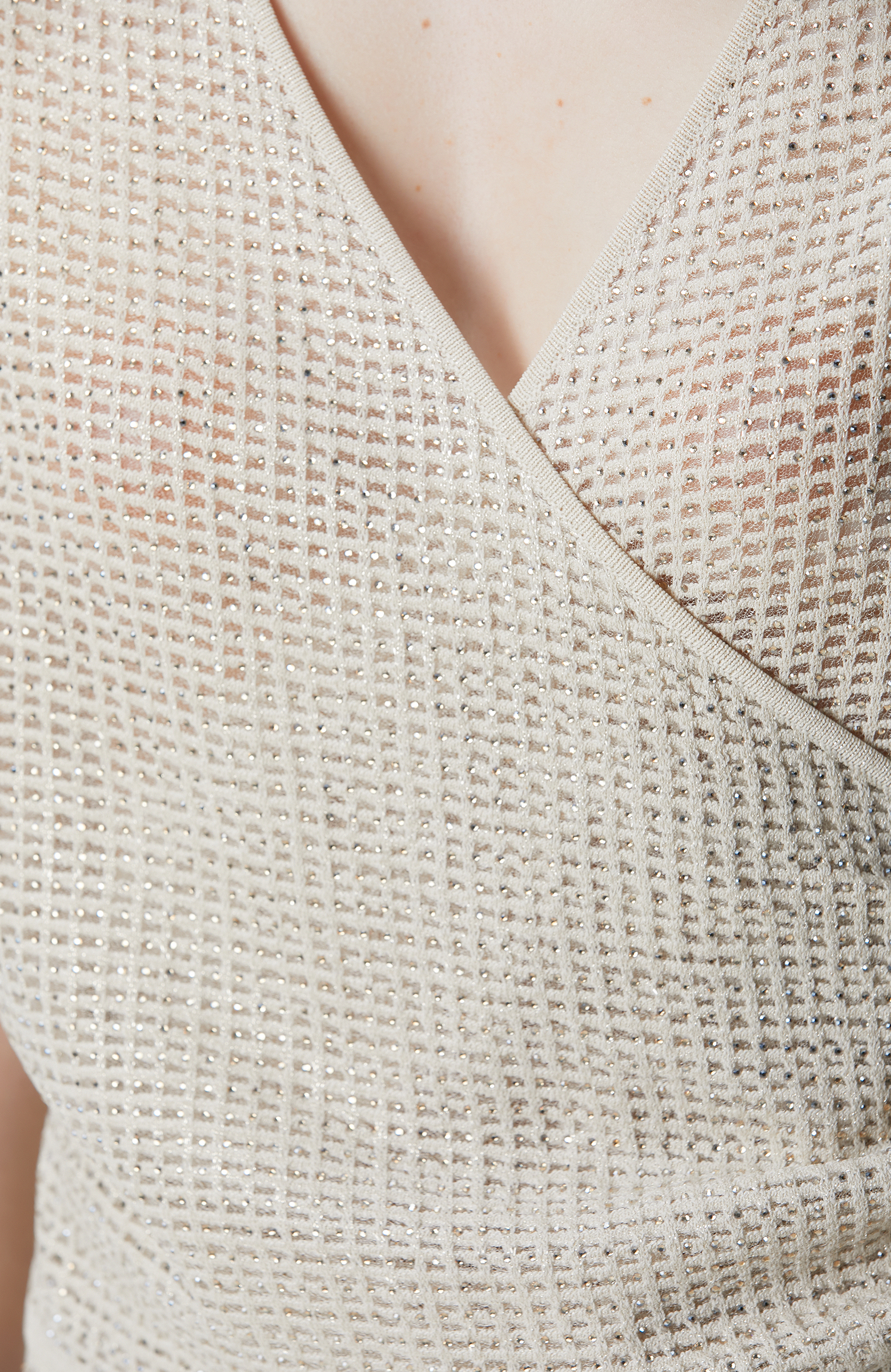 Limited Bej Triko Bluz