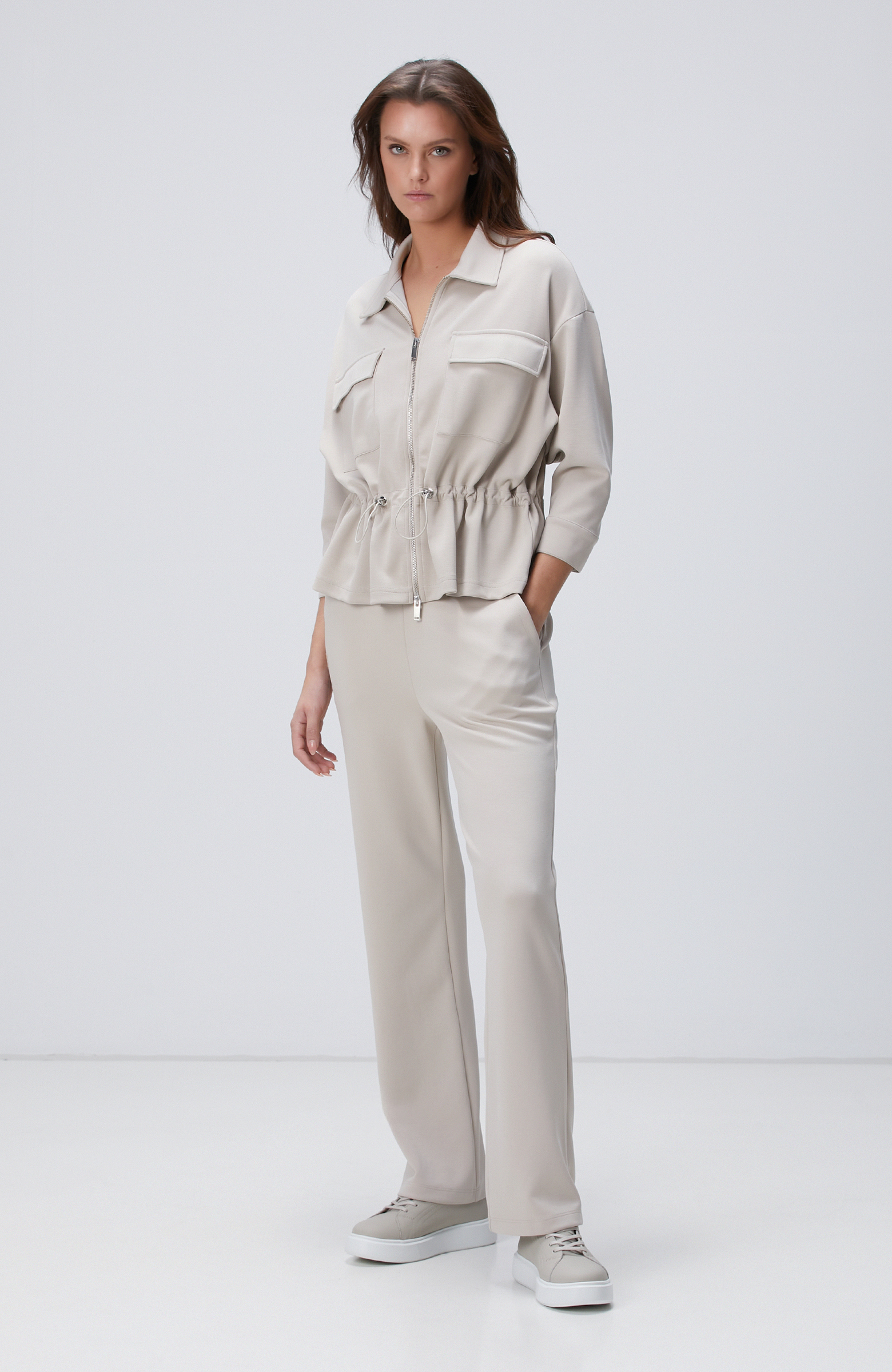 Taş Modal Karışımlı Ceket