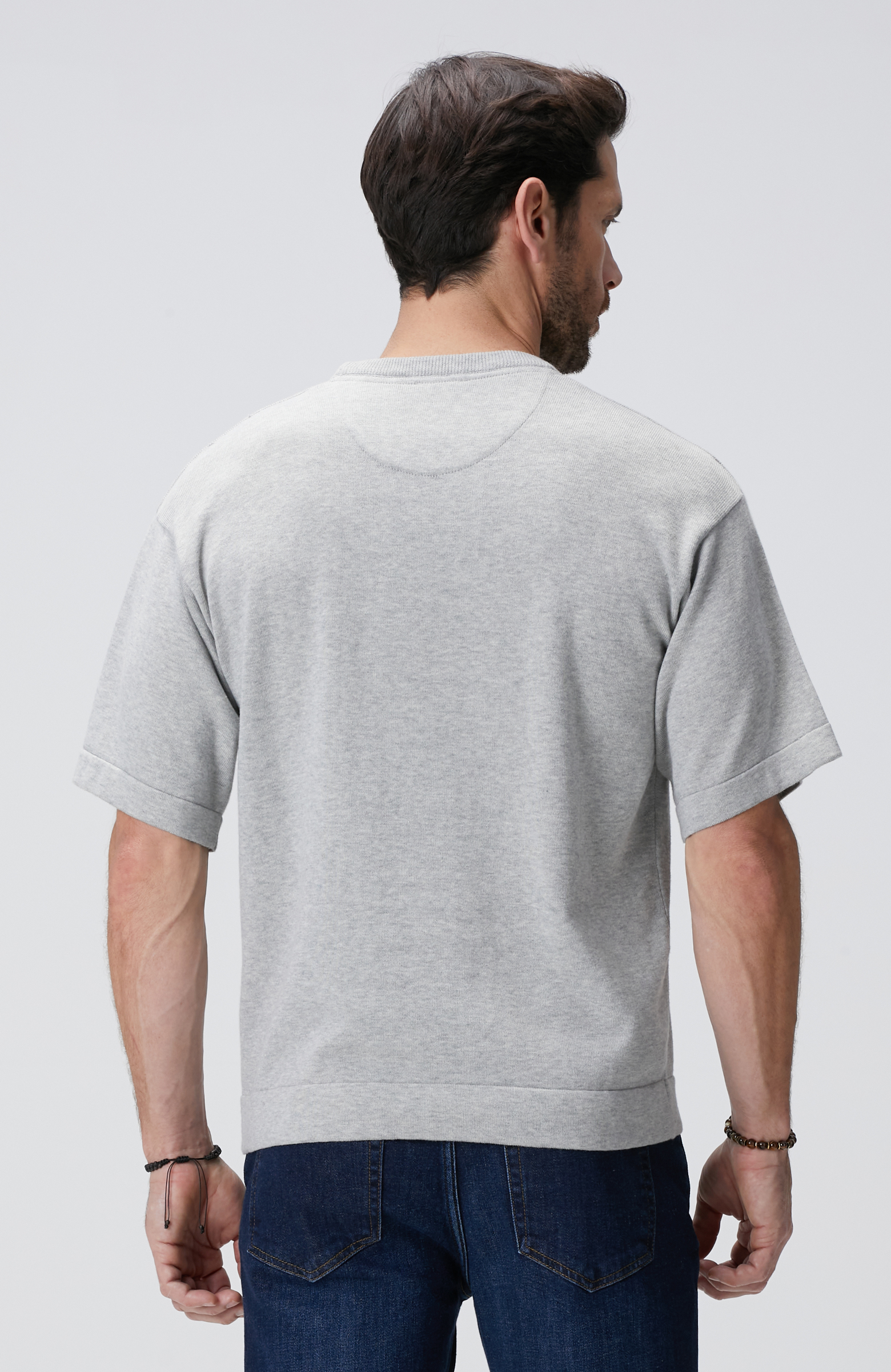 Gri Triko Sweatshirt