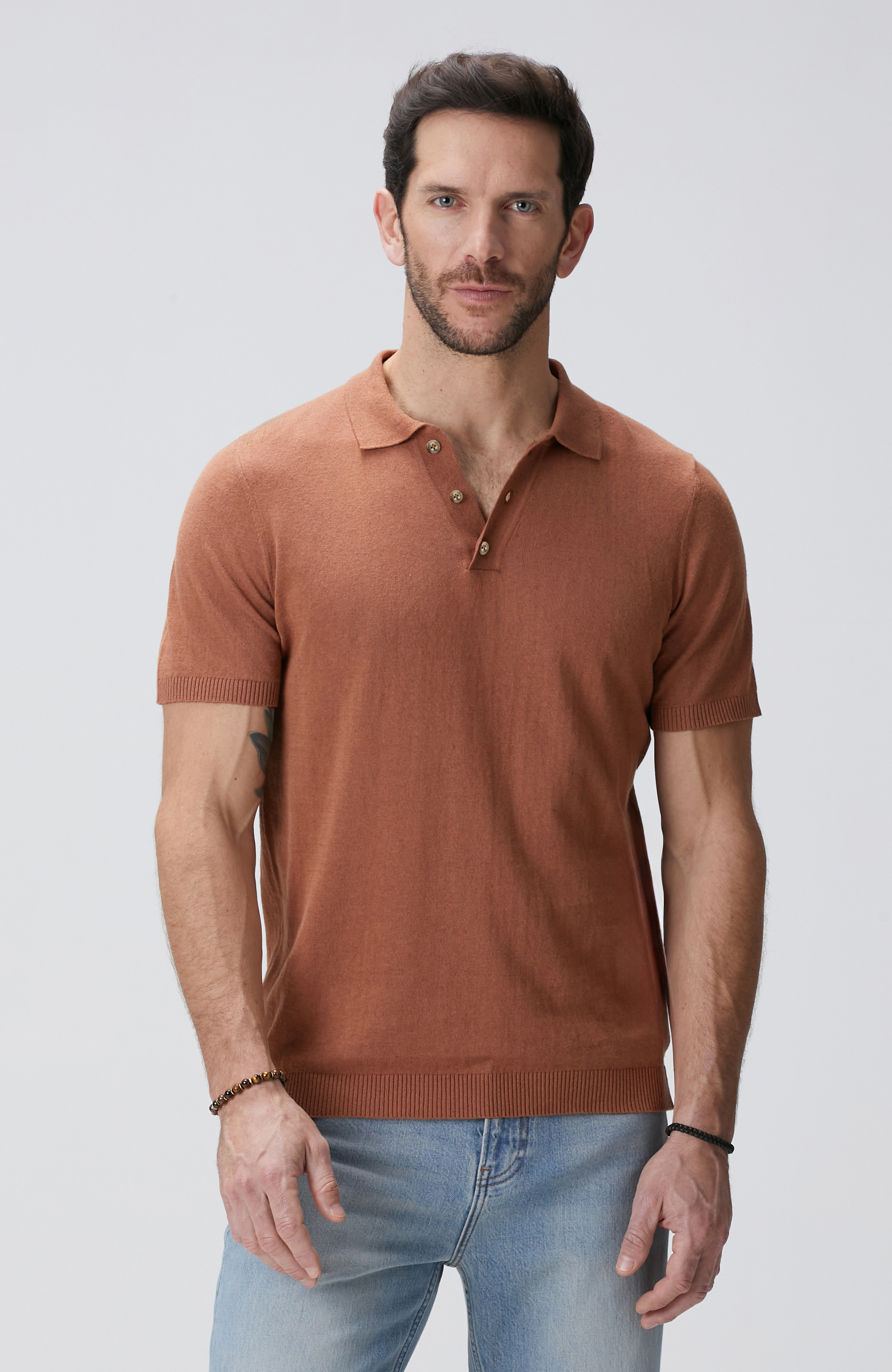 Tarçın Keten Karışımlı Kazak