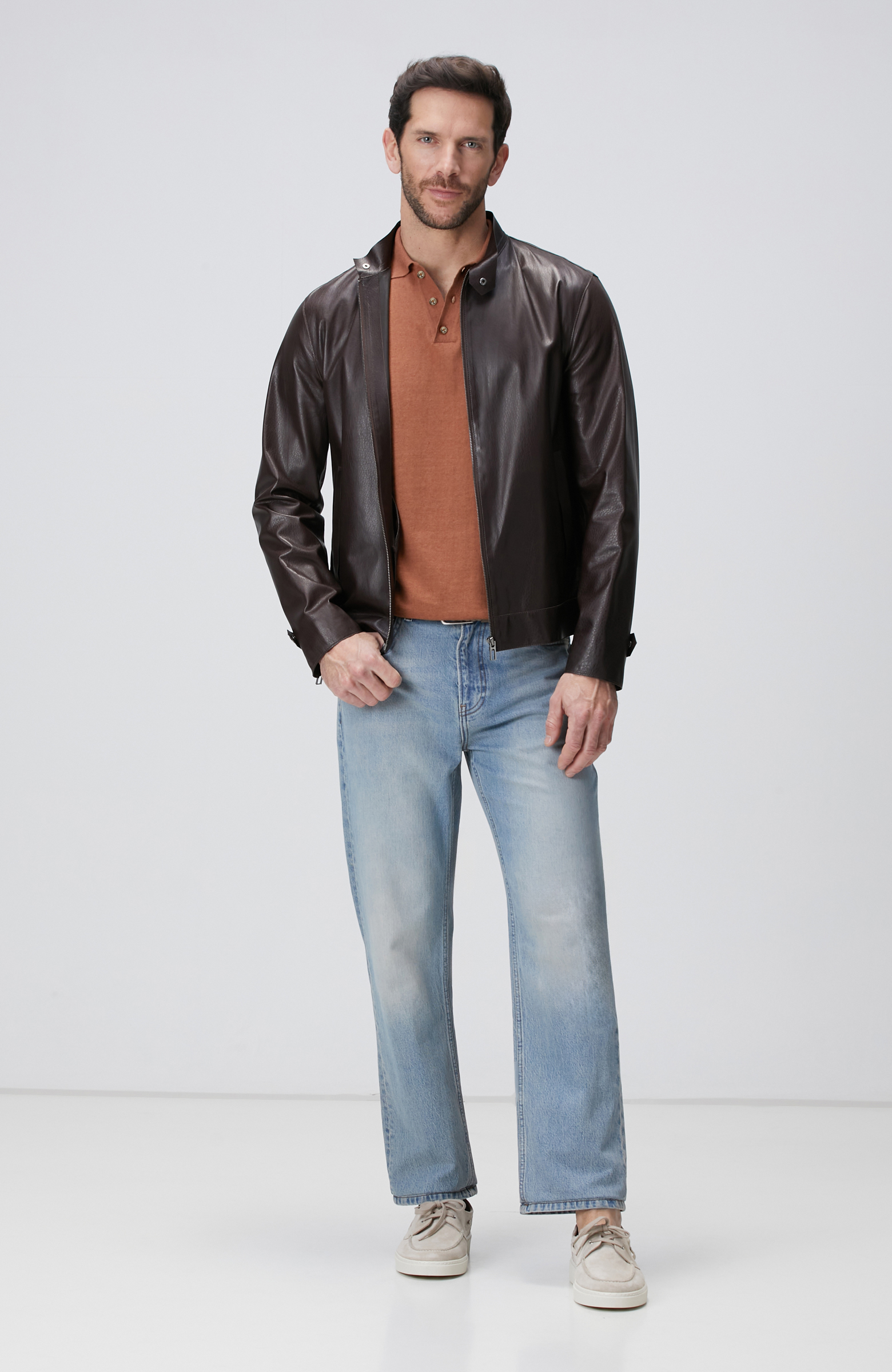 Tarçın Keten Karışımlı Kazak