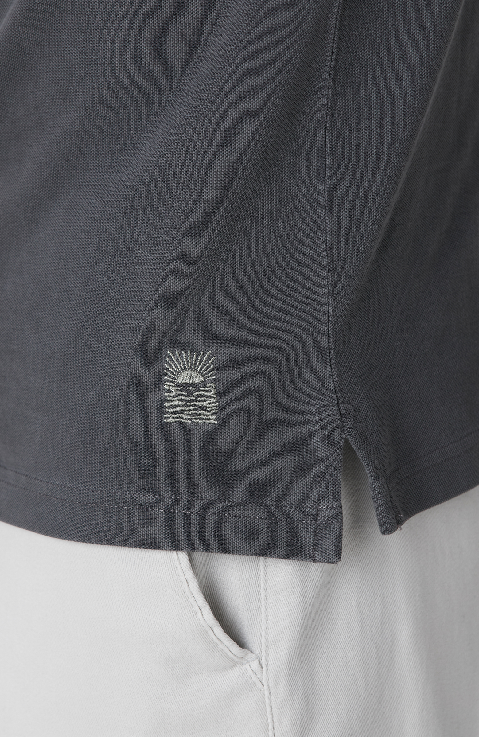 Antrasit Polo T-shirt