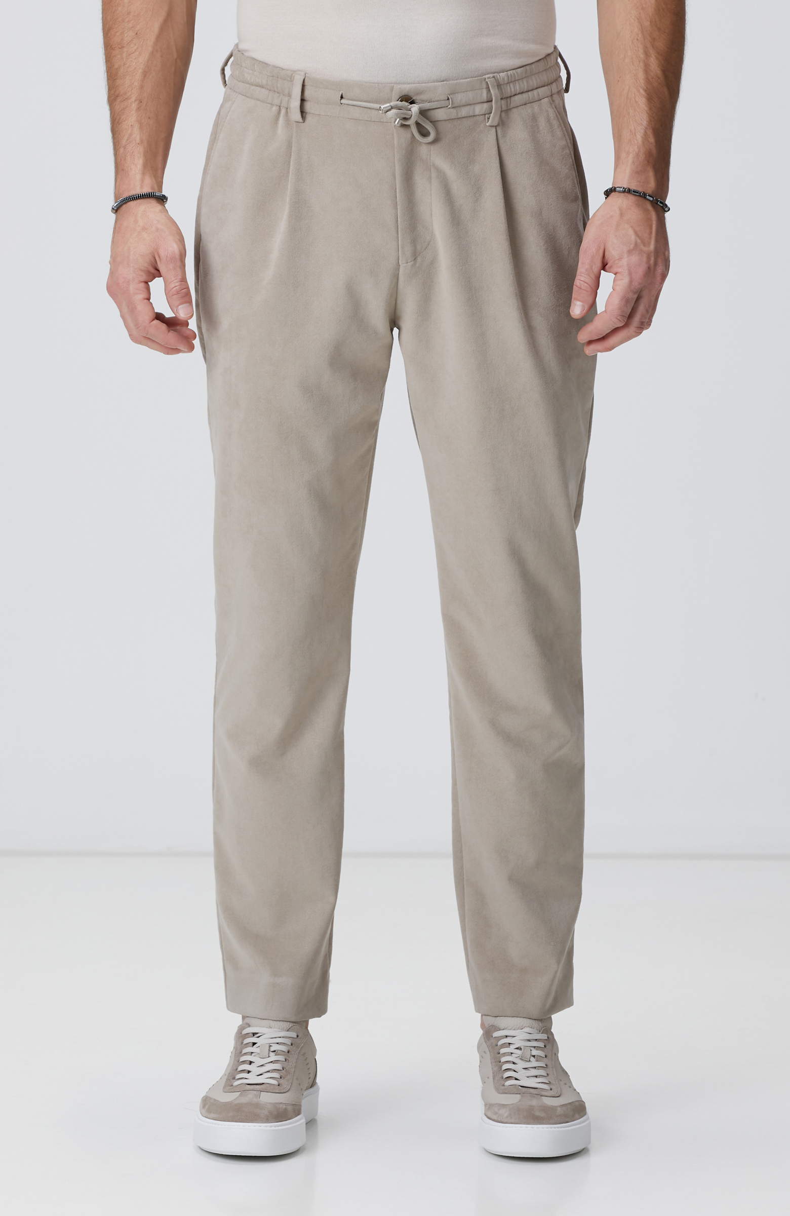 Bej Süet Chino Pantolon