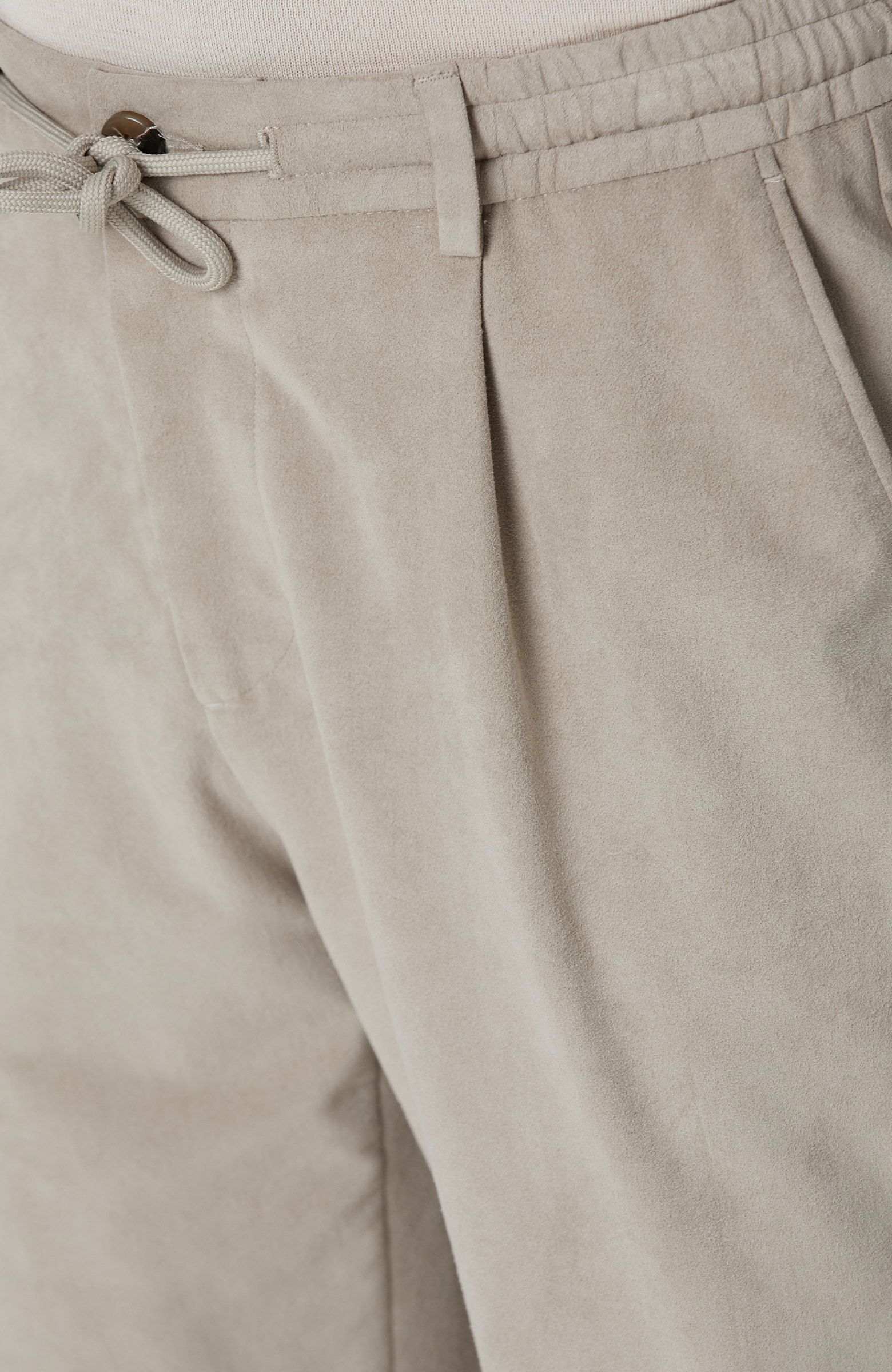 Bej Süet Chino Pantolon