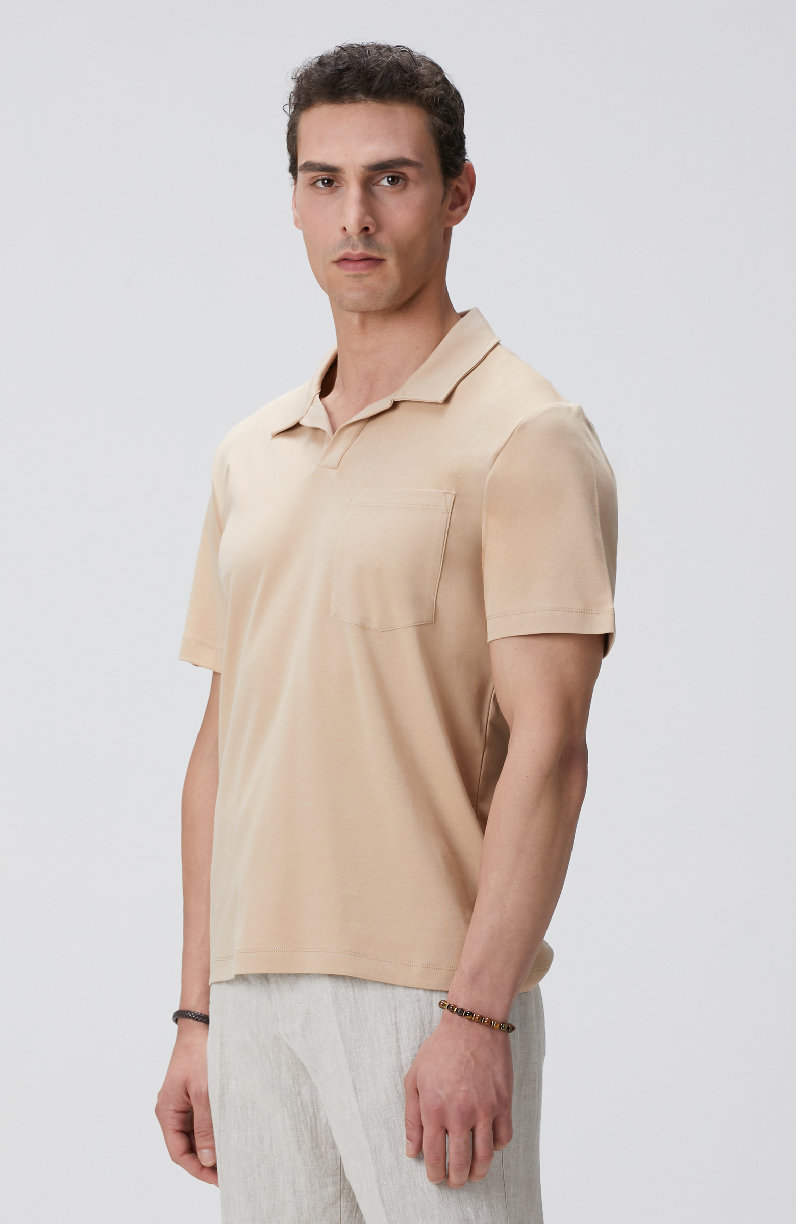 Açık Camel T-shirt