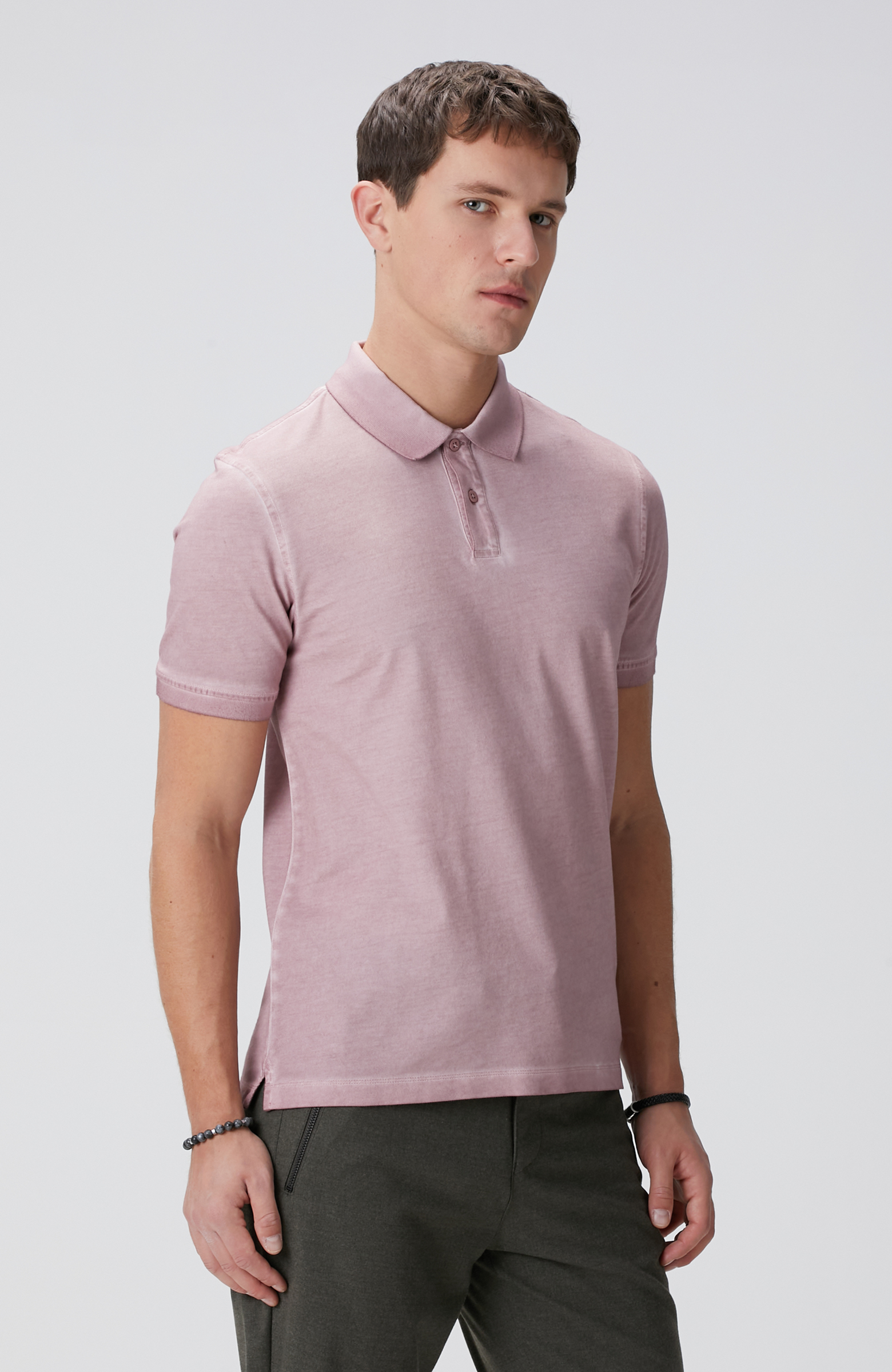 Gül Kurusu Polo Yaka T-shirt